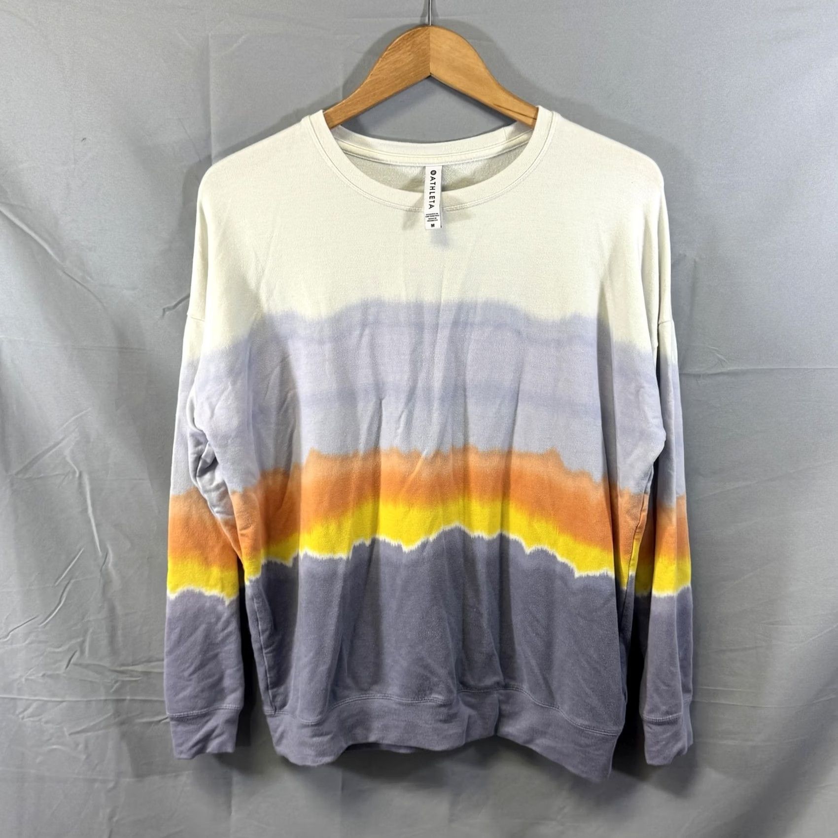 Athleta Athleta Sweater Womens Medium Tie Dye Cozy Pullover Top Size M / US 6-8 / IT 42-44 - 2 Thumbnail