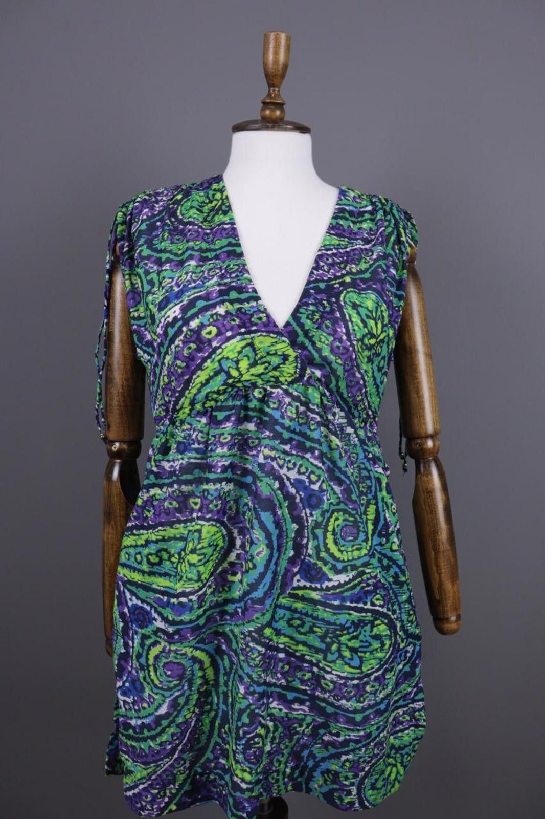 Lauren Ralph Lauren Lauren Ralph Lauren Multicolor Lagenlook Blouse Shirt Size S Size S / US 4 / IT 40 - 1 Thumbnail