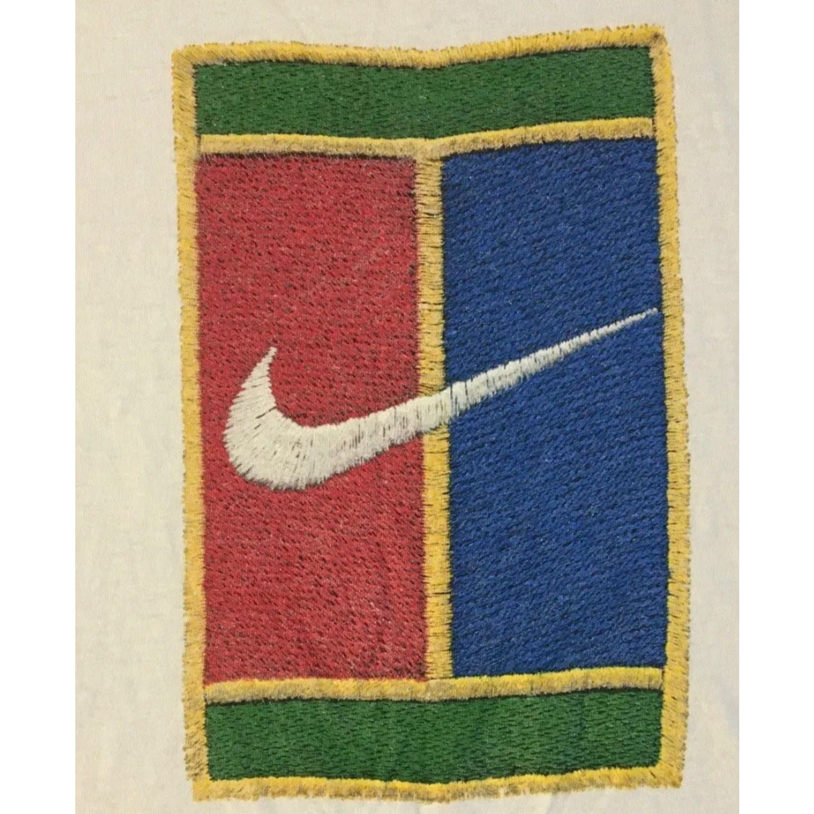 Nike VINTAGE Nike Shirt M 90s Swoosh Faded Challenge Court Grunge Hip Hop Rap Tennis Andre Agassi White Striped Pattern Mens Gift Size US M / EU 48-50 / 2 - 3 Thumbnail