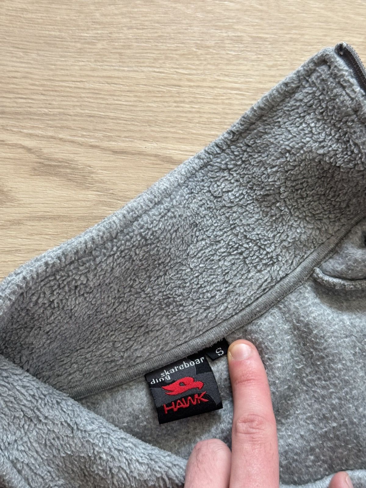 Hawk Vintage 00’s Hawk Skateboarding y2k Fleece Pullover Size US S / EU 44-46 / 1 - 8 Thumbnail