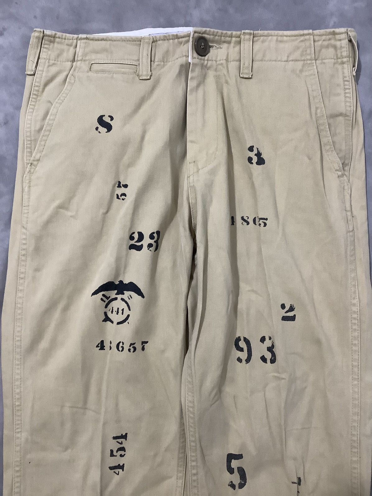 Mister Freedom 🛒Need Gone🛒 MFS Vetements The Code of Number Printed Pants Size US 33 - 3 Thumbnail