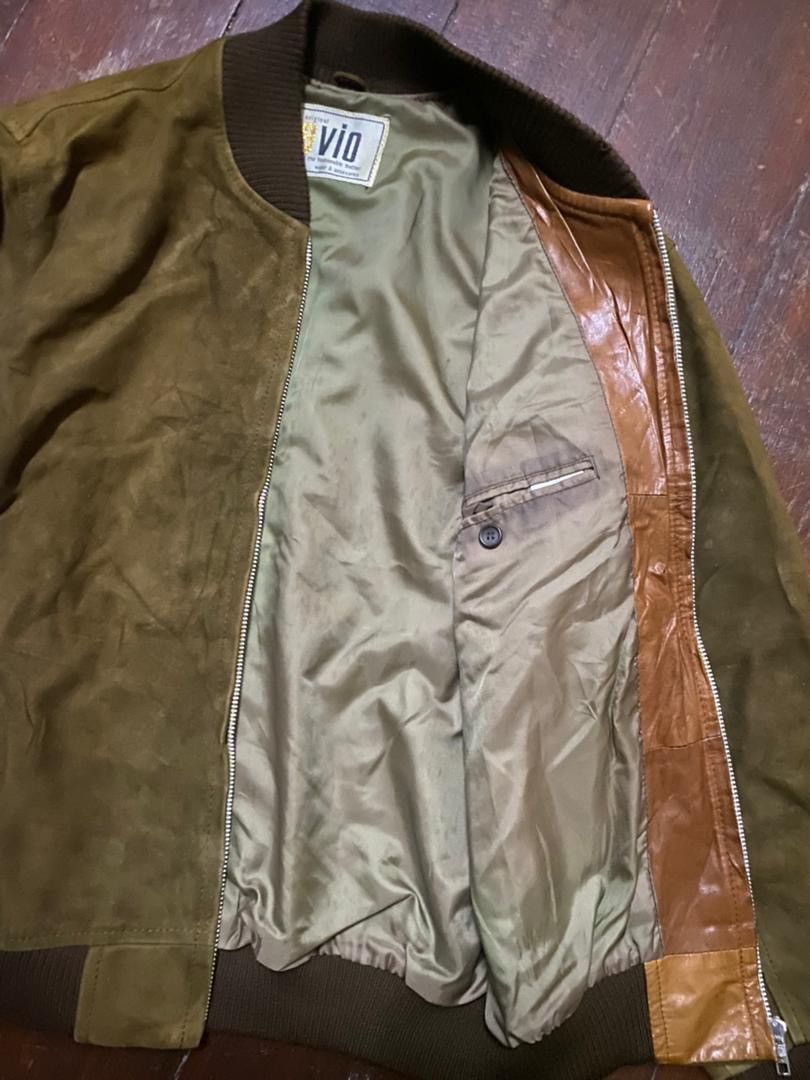Japanese Brand × Vintage Suede leather zipper jacket by avio Size US M / EU 48-50 / 2 - 3 Thumbnail