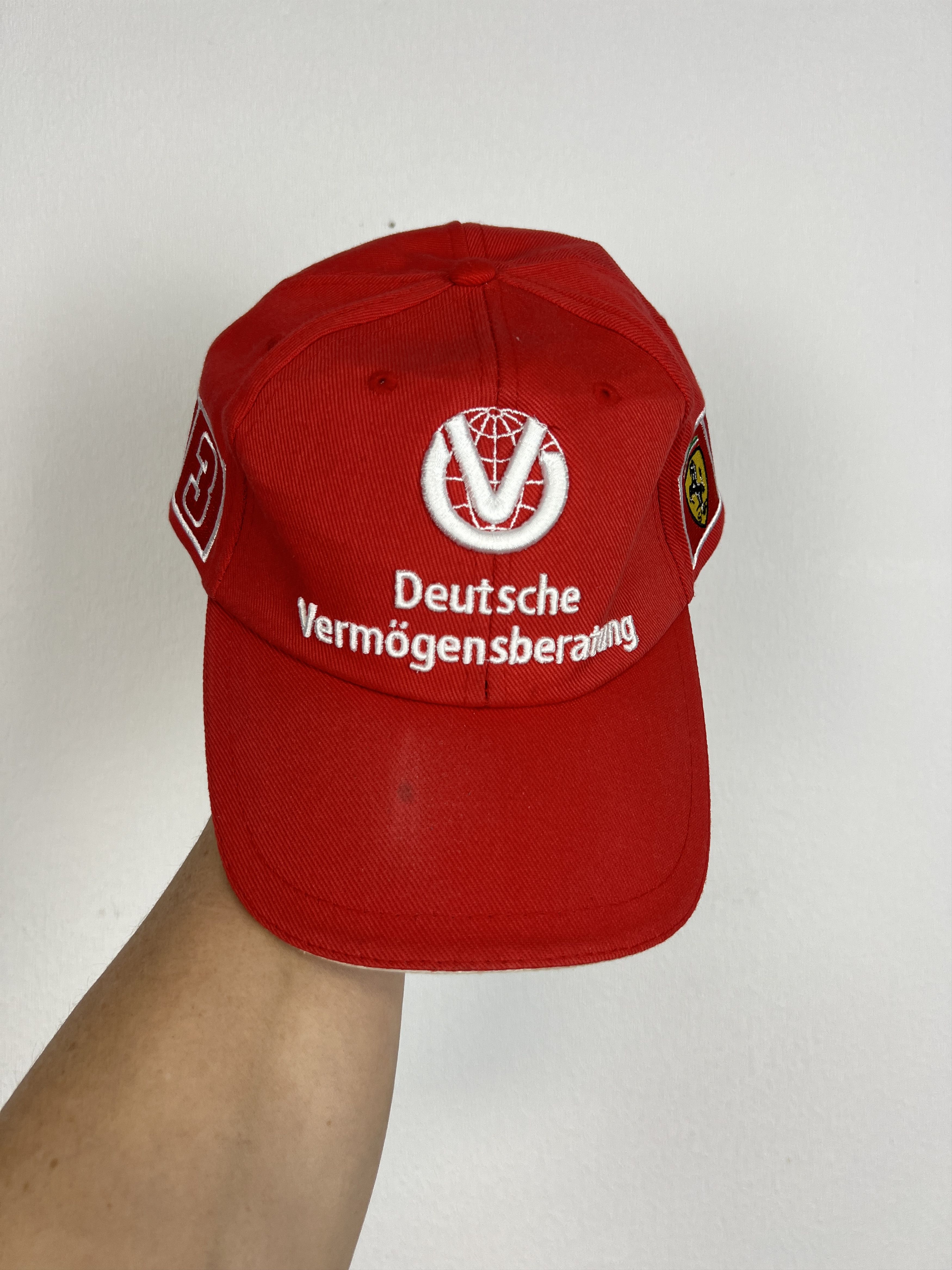Ferrari Vintage Ferrari Formula 1 Racing Cap Marlboro Adult Size ONE SIZE - 1 Thumbnail