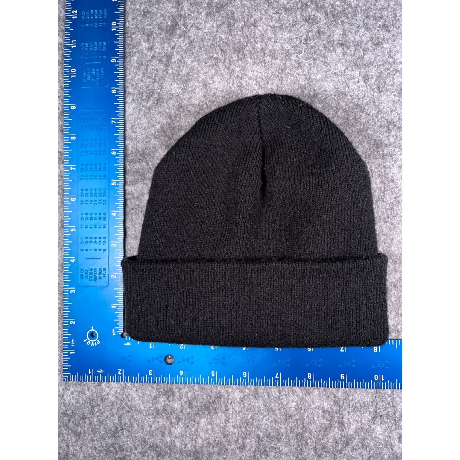 Huf HUF Beanie Hat Adult One Size Black Knit 100% Acrylic Ski Beanie Mens Winter Size ONE SIZE - 4 Thumbnail