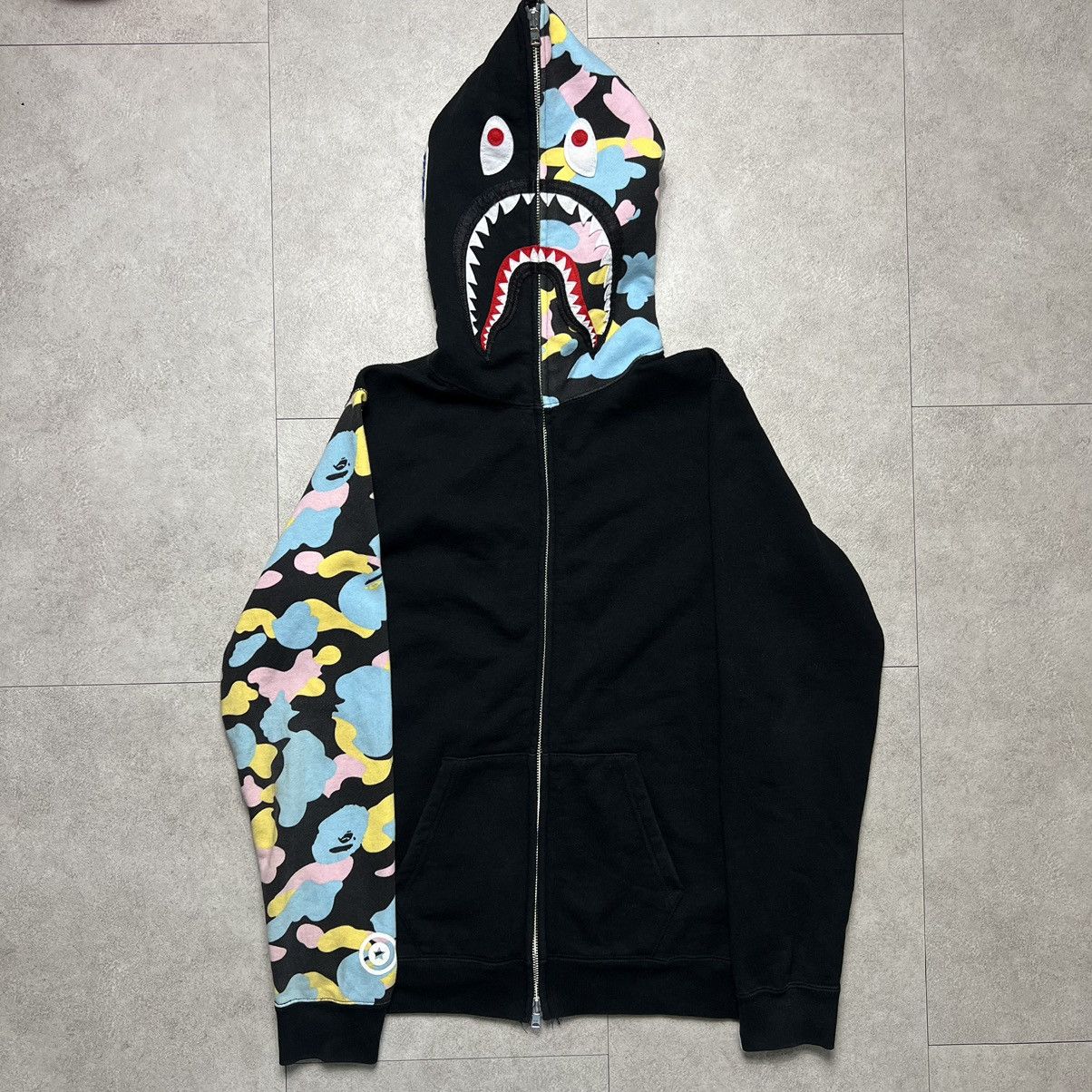 Multi outlets camo Bape hoodie