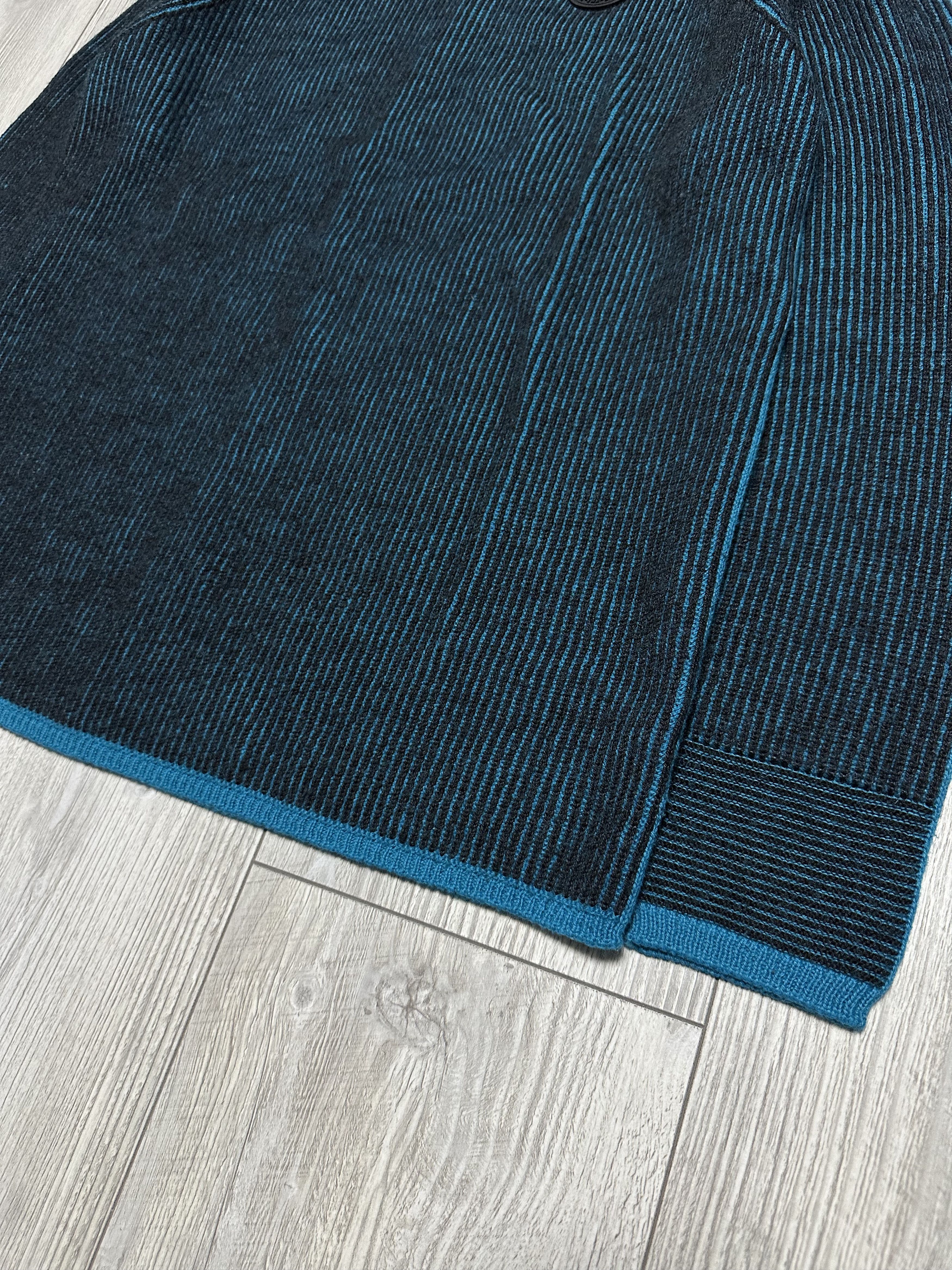 Diesel Diesel Blue Ribbed Sweater Jumper Tight Knit Wool K-Blend Size US S / EU 44-46 / 1 - 3 Thumbnail