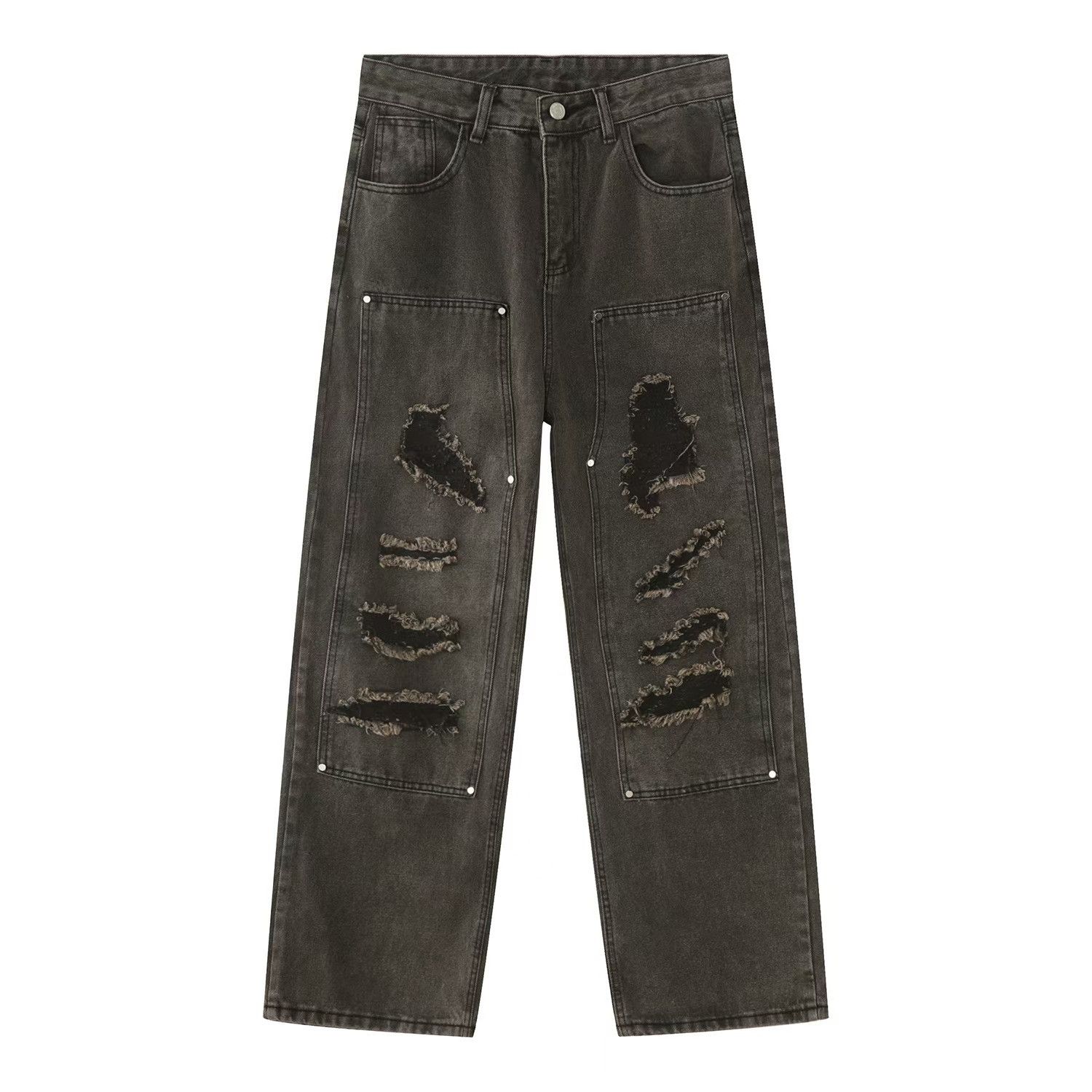 Japanese Brand × Jean Vintage High Street Patch Hip Hop Jeans Size US 32 / EU 48 - 4 Thumbnail