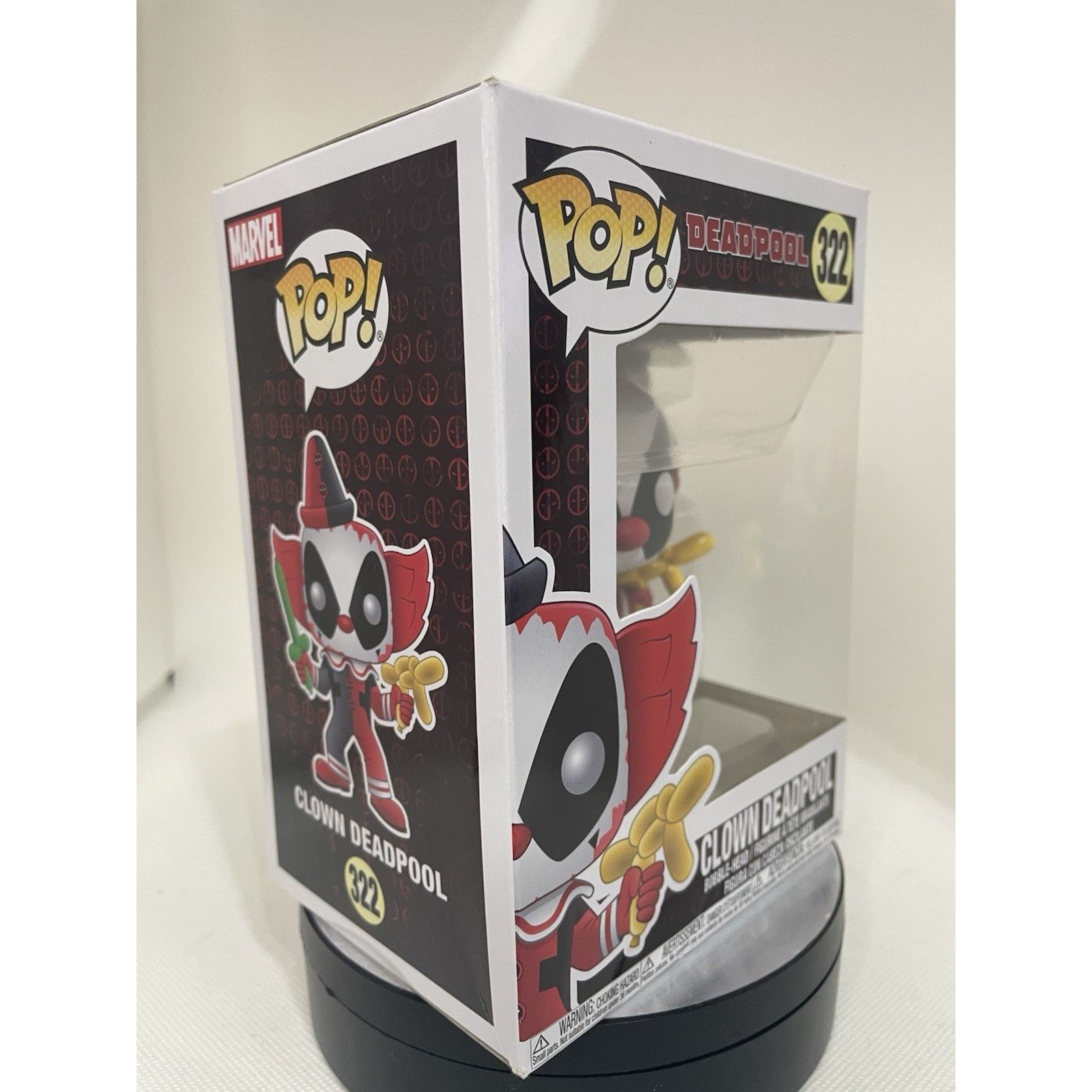 Marvel Comics Funko Pop! Vinyl: Marvel - Clown Deadpool #322 Damaged Size ONE SIZE - 8 Thumbnail