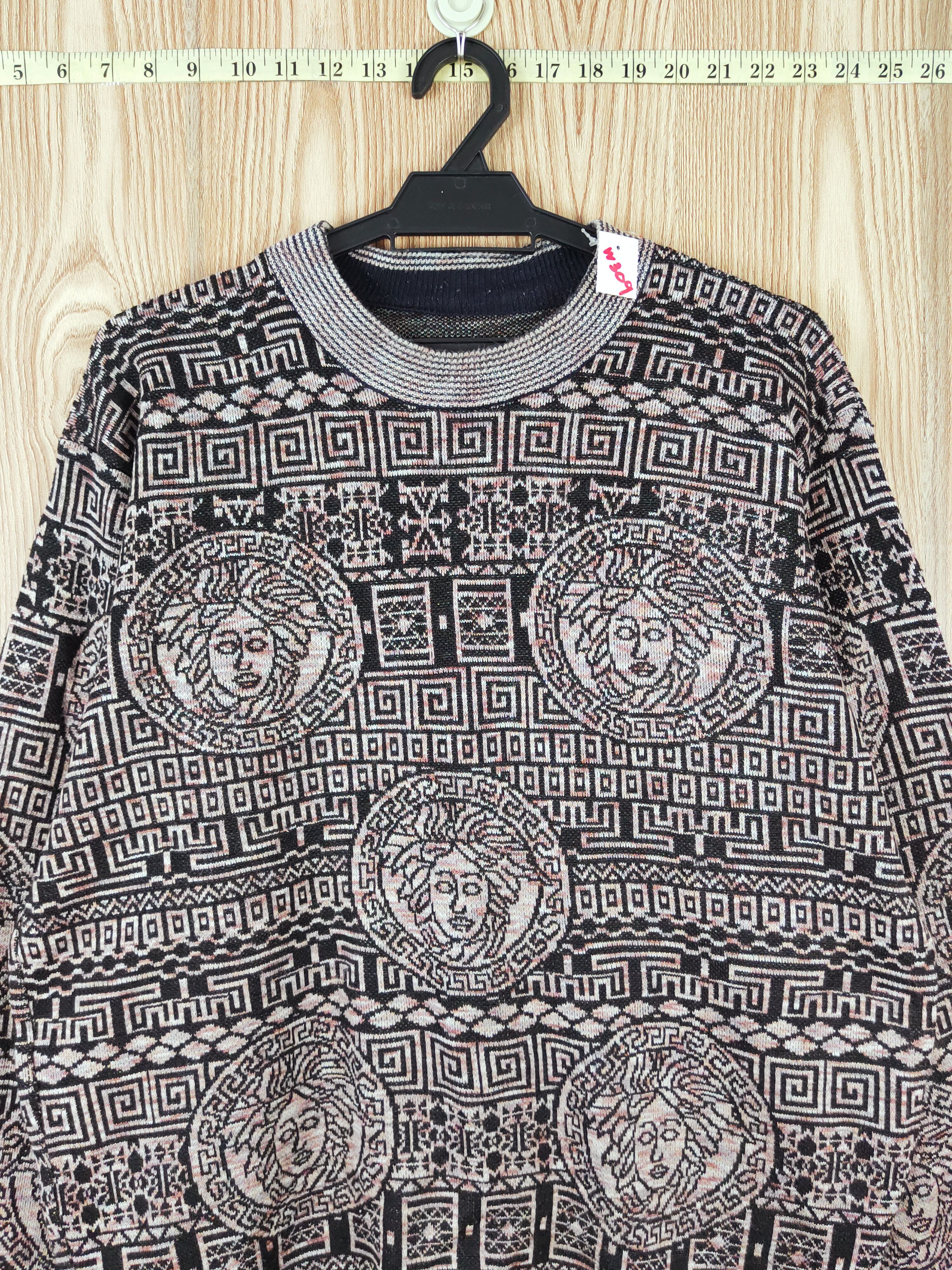 Japanese Brand DL Japan art like versace Knitwear Sweatshirts vintage #W309 Size US L / EU 52-54 / 3 - 2 Thumbnail