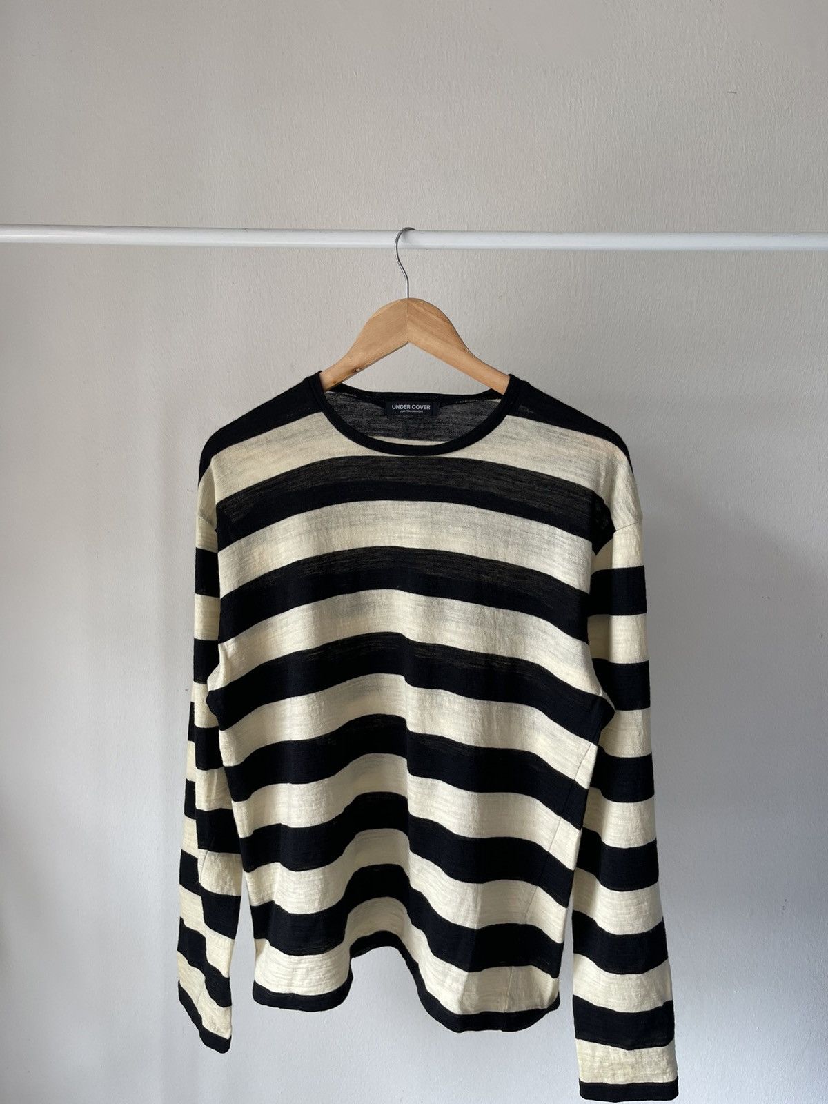Jun Takahashi A/W1997 Undercover Jun Takahashi Stripe Wool Long Sleeve A1 Size US M / EU 48-50 / 2 - 2 Thumbnail