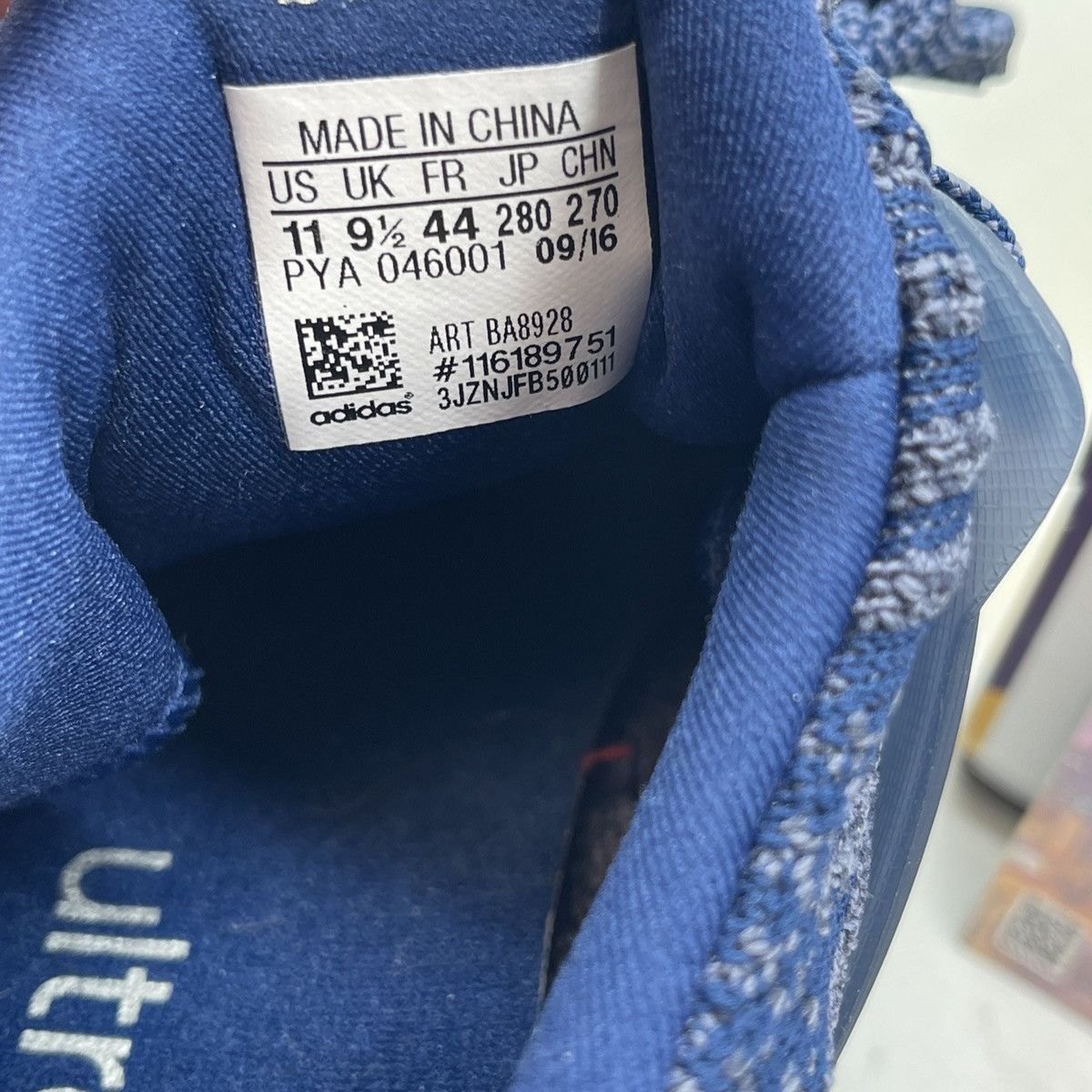 Adidas Wmns Ultraboost 3.0 mystery blue Size US 11 / IT 41 - 8 Thumbnail
