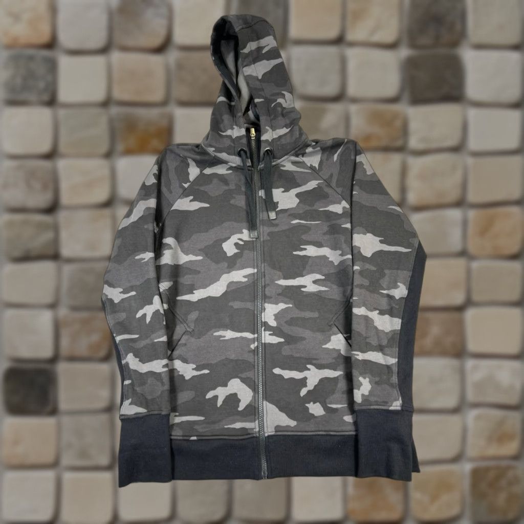 Athleta Athleta Hoodie Womens Large Tall Black Camouflage Full Zip Size L / US 10 / IT 46 - 1 Thumbnail