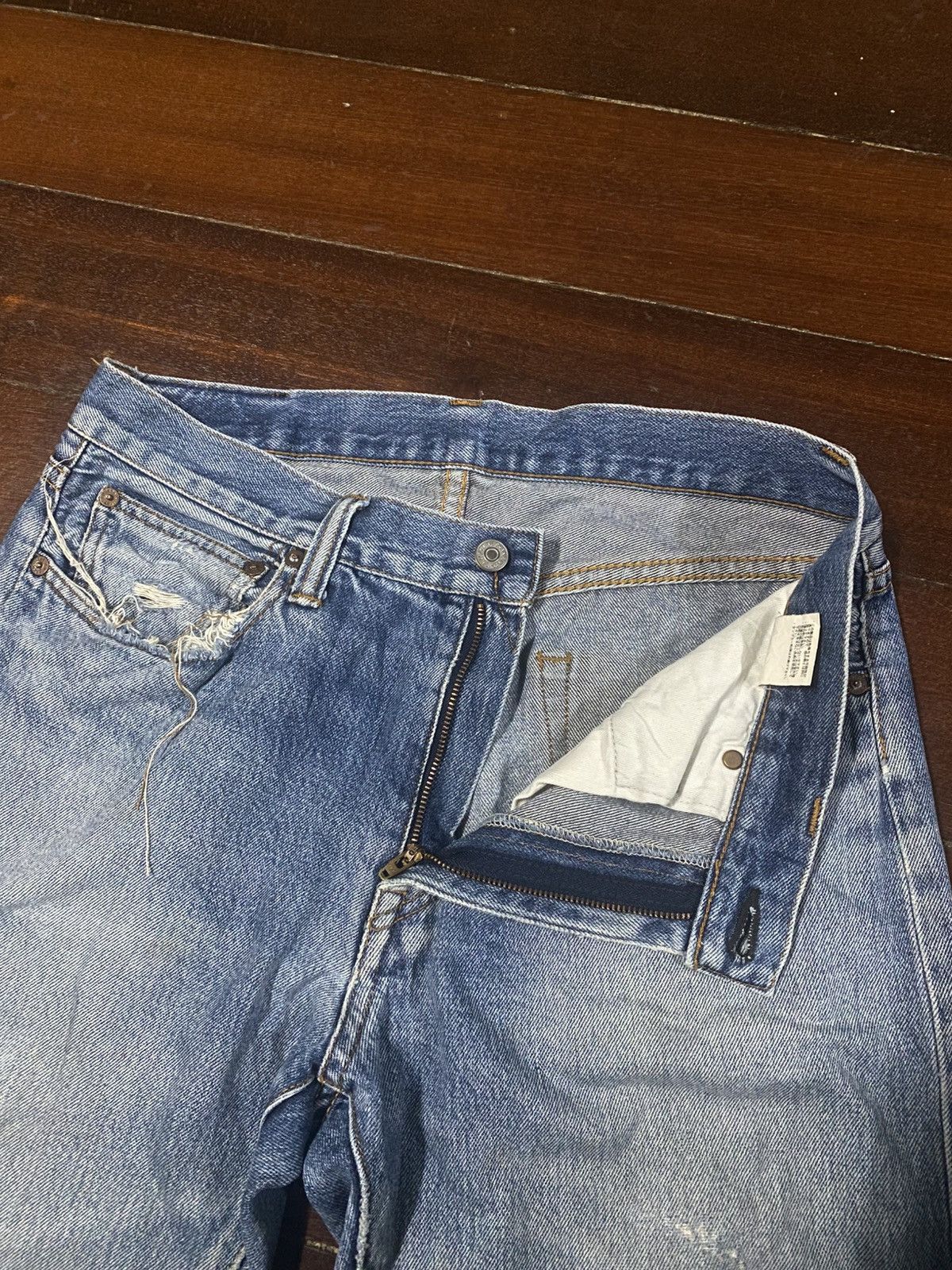 KOJIMA GENES Vintage Japan Kojima genes mud wash distressed non selvedge Size US 32 / EU 48 - 18 Thumbnail