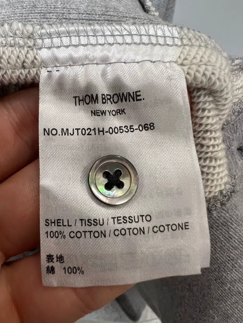 Thom Browne Thom Browne Grey hoodie Size US M / EU 48-50 / 2 - 6 Thumbnail