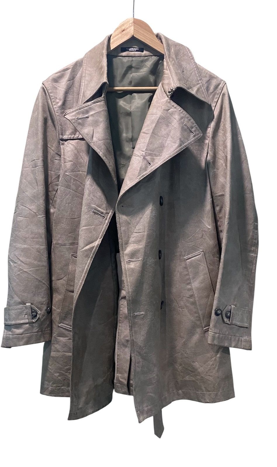 Tornado Mart Tornado Mart Suede Double Breasted Jacket Size US L / EU 52-54 / 3 - 4 Thumbnail