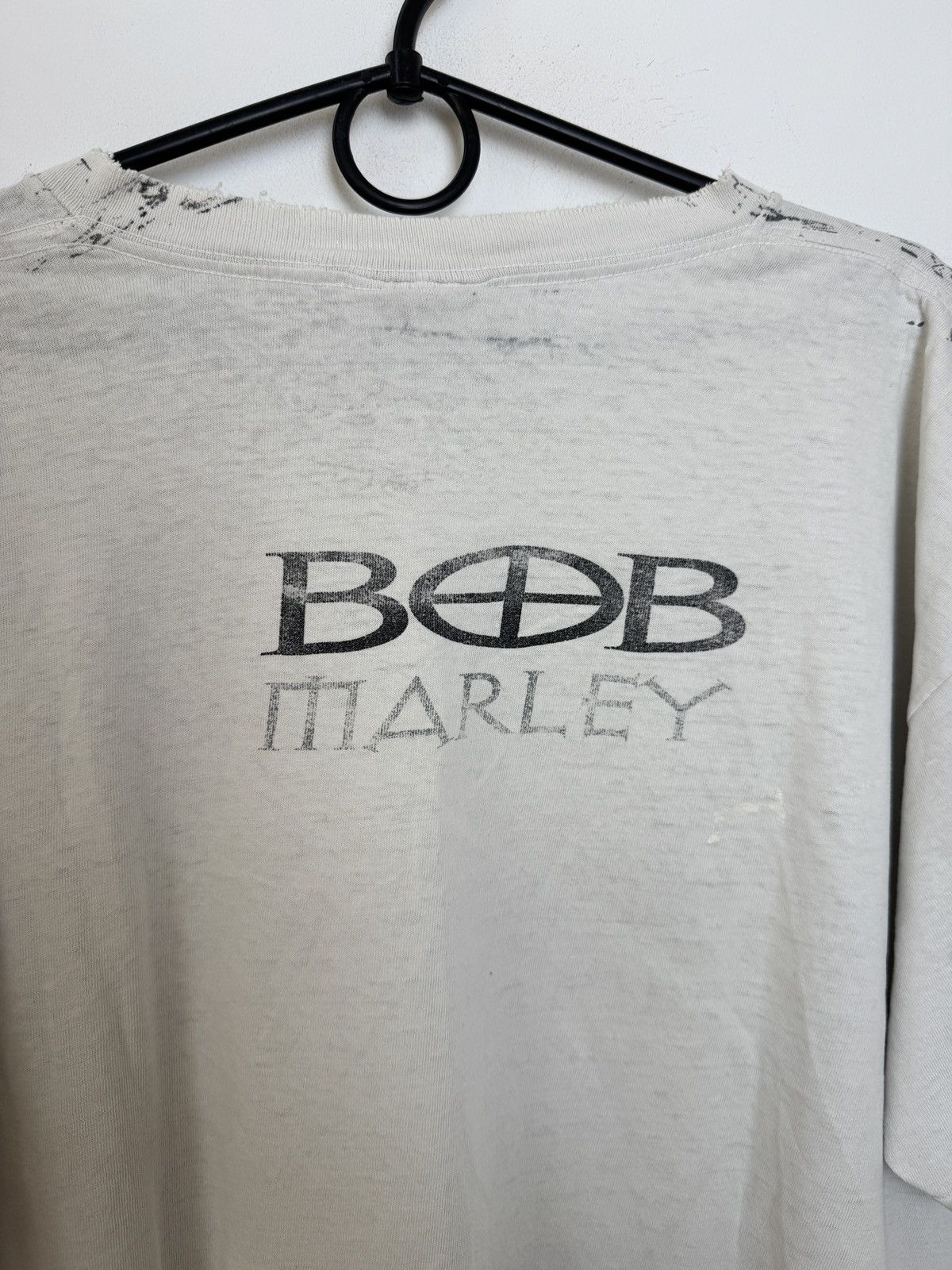 Band Tees × Bob Marley × Vintage Vintage 90's Bob Marley Over Print T-Shirt Size US XL / EU 56 / 4 - 9 Thumbnail