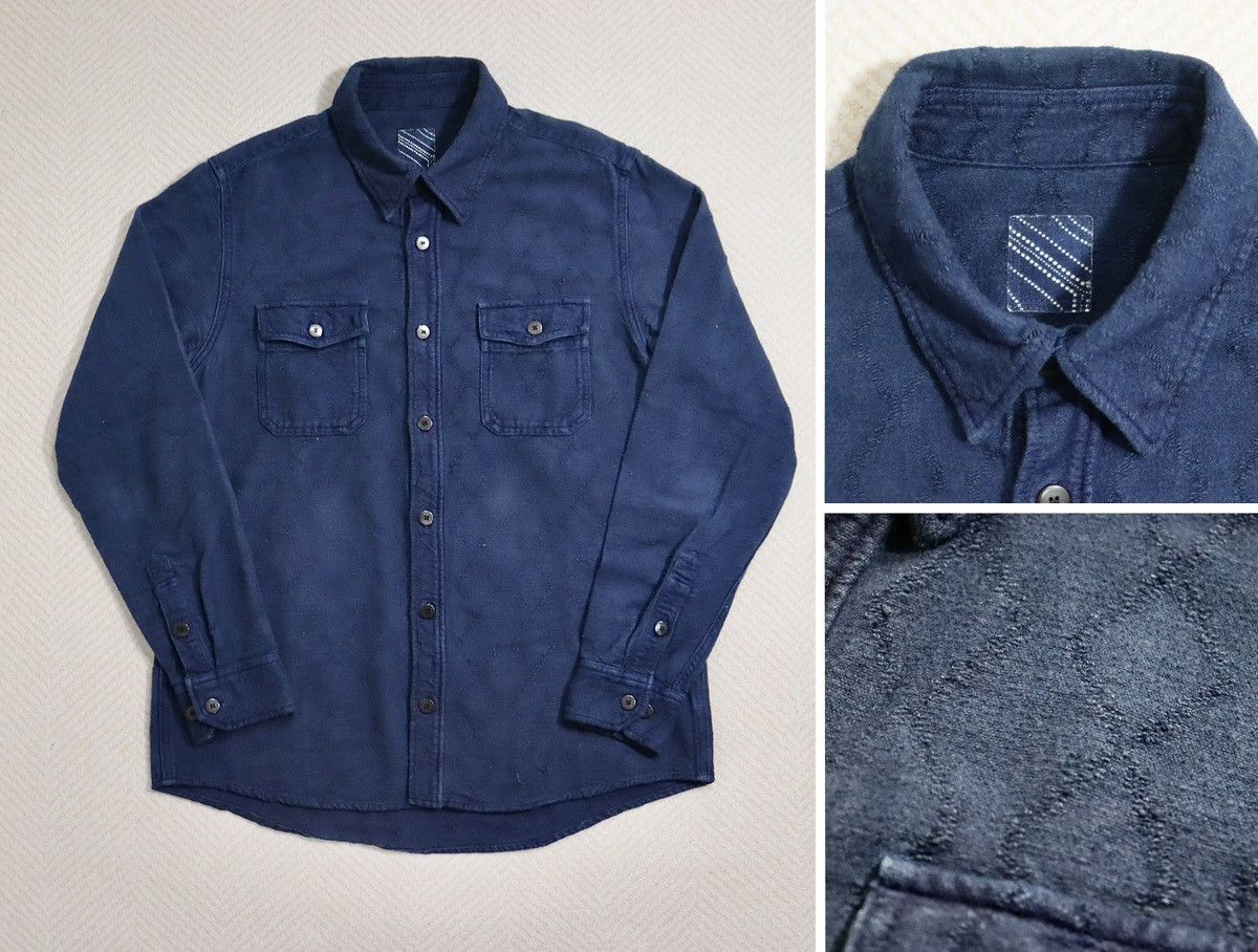 Visvim Visvim ICT Black Elk Flannel Sashiko Size US L / EU 52-54 / 3 - 1 Thumbnail