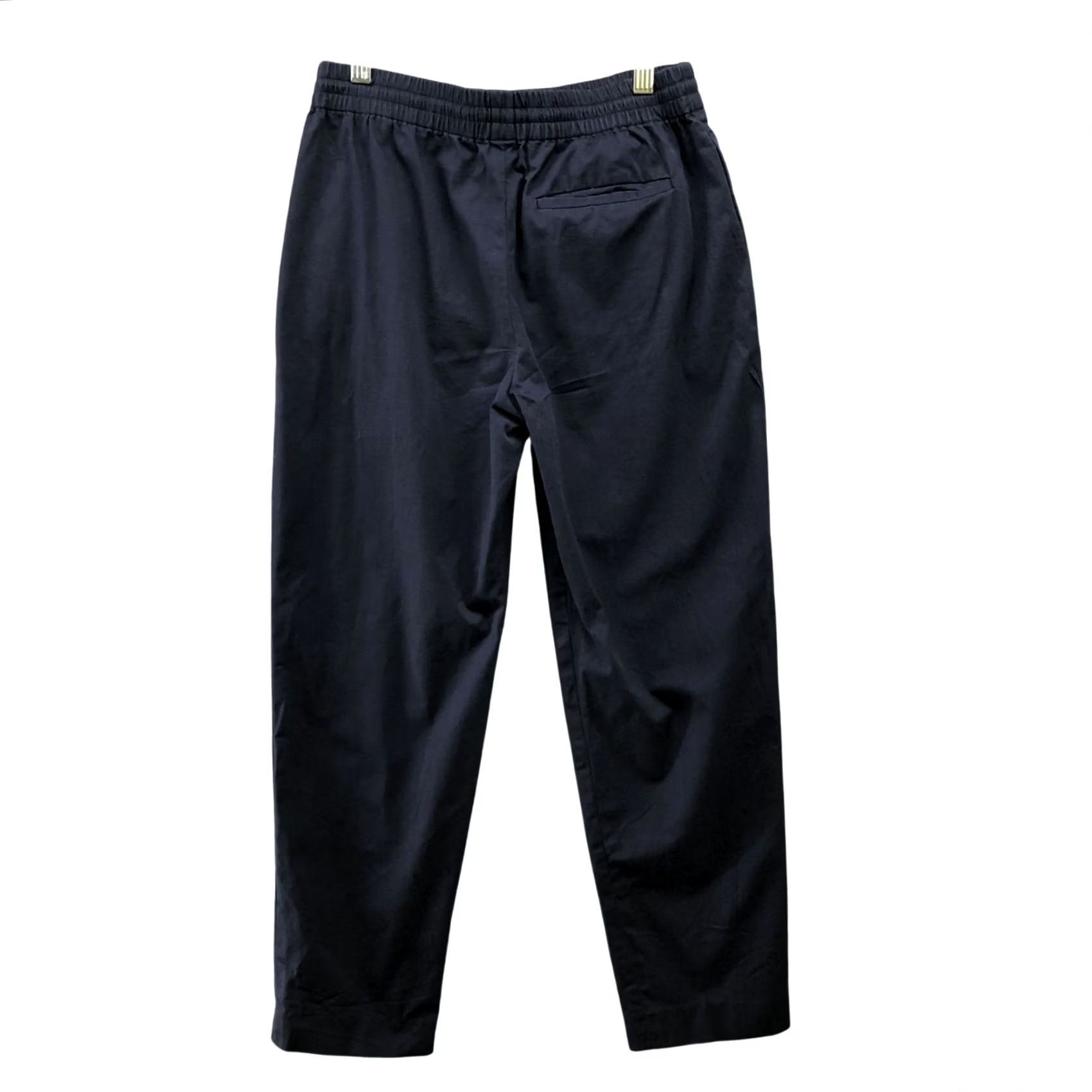 Theory VINTAGE? No. Theory Easy Trouser Classic Chino Pants Womens P SP Navy Blue Pull On Tapered Size 28" / US 6 / IT 42 - 2 Thumbnail