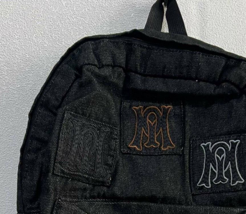 The Unbranded Brand Letter Embroidery Patchwork Design Backpack Size ONE SIZE - 6 Thumbnail