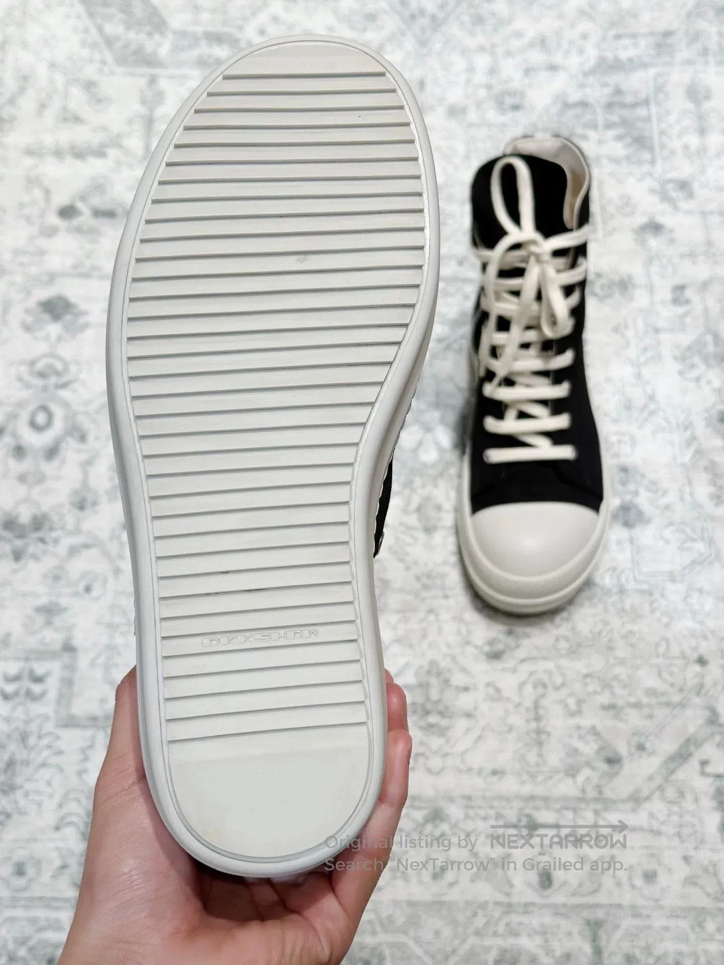 Rick Owens Drkshdw Rick Owens Drkshdw Canvas Sneakers. Size US 7.5 / EU 40-41 - 7 Thumbnail
