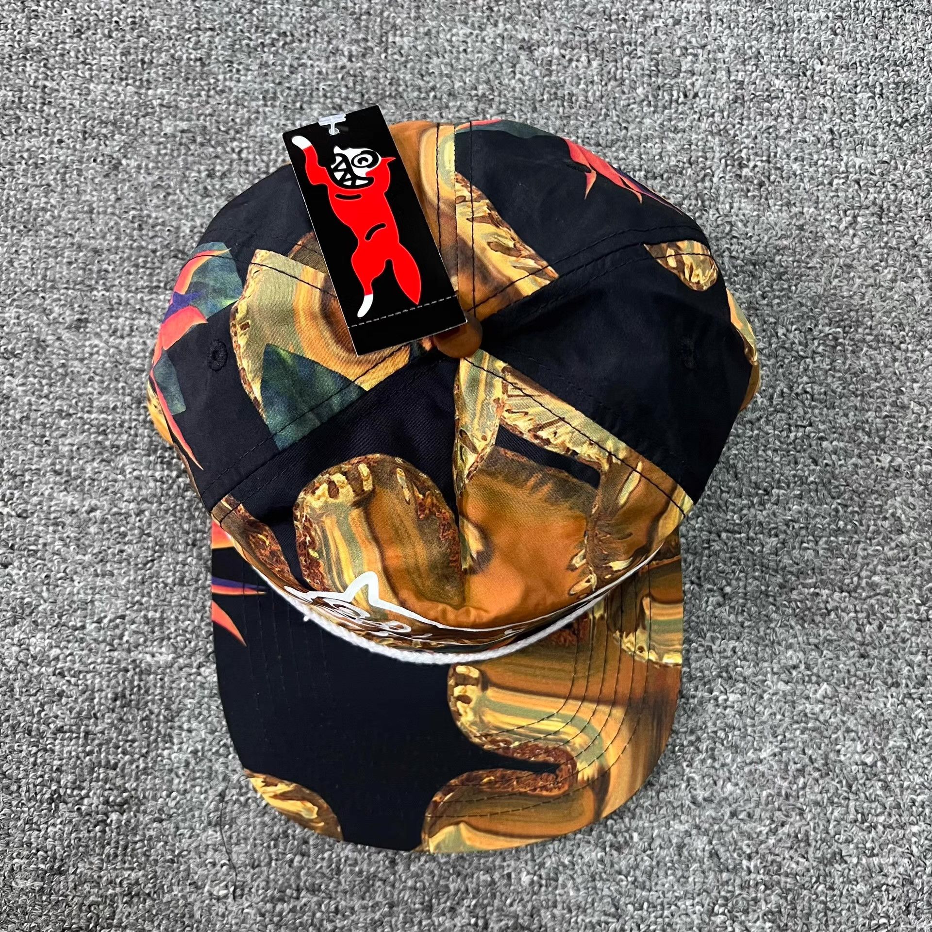 Billionaire Boys Club BBC ICECREAM Flying Dog Flat Brim Baseball Cap & Sun Hat Q7 Size ONE SIZE - 2 Thumbnail
