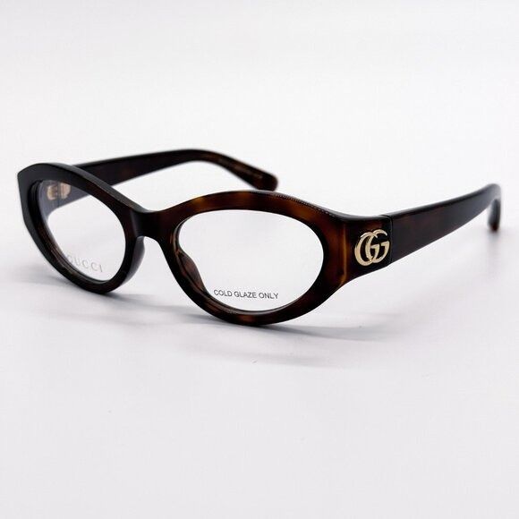 Gucci NEW GUCCI GG1405O 002 HAVANA WOMEN EYEGLASSES GUCCI Size ONE SIZE - 4 Thumbnail