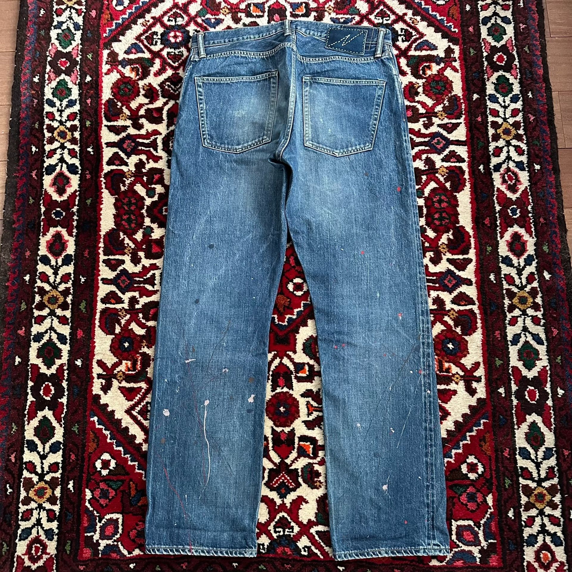 Visvim VISVIM 20SS DRY10 Splash Ink Jeans Size US 26 / EU 42 - 2 Thumbnail