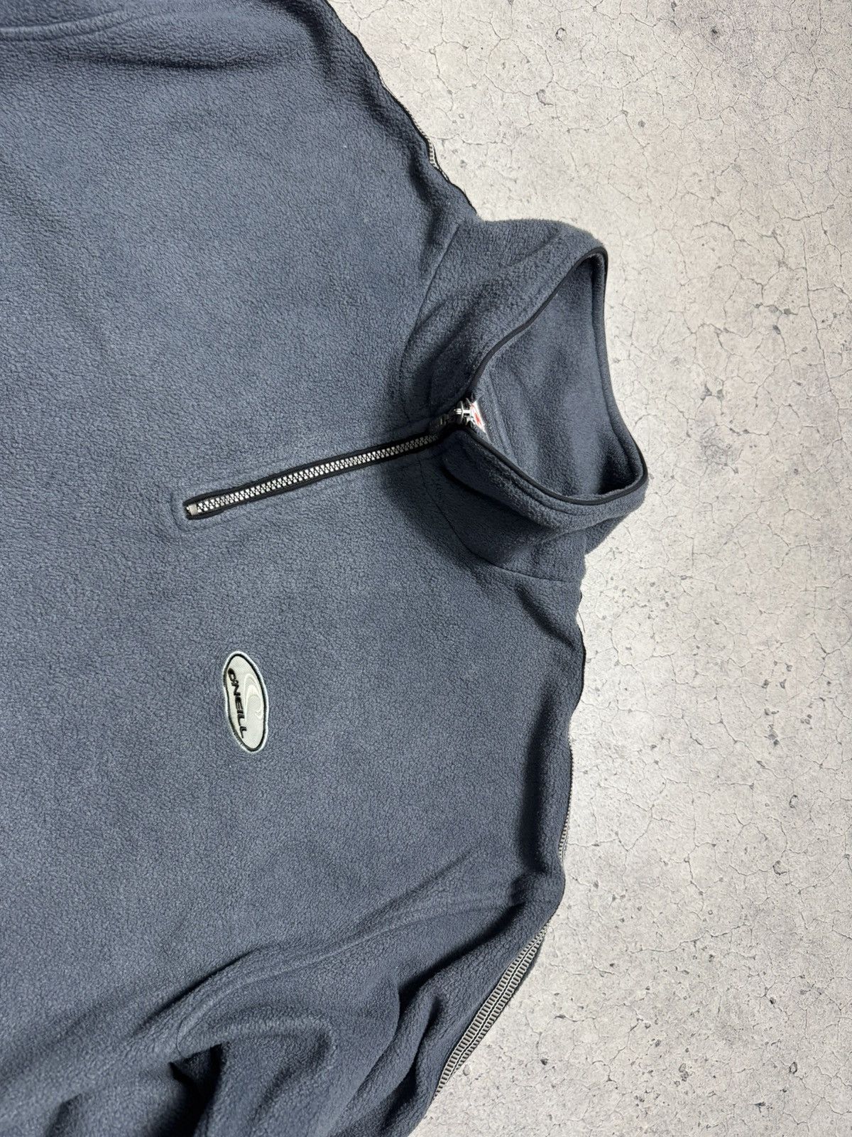 O'Neill Oneill Vintage Fleece Sweatshirt 1/4 Zip Surf Big logo Size US XL / EU 56 / 4 - 5 Thumbnail