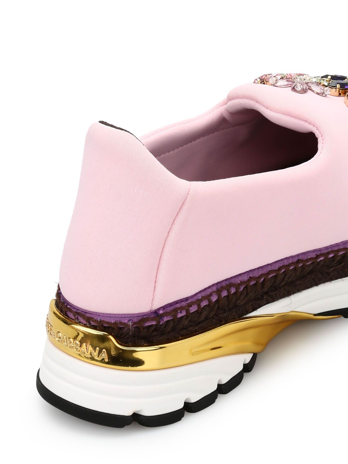 Dolce & Gabbana o1y0925 Floral-Print Espadrilles in Multicolor Size US 5.5 / IT 35.5 - 3 Thumbnail