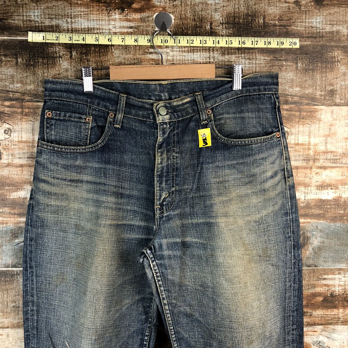 Levi's Levis 533 Blue Denim ripped distressed Pants #A2609 Size US 36 / EU 52 - 4 Thumbnail