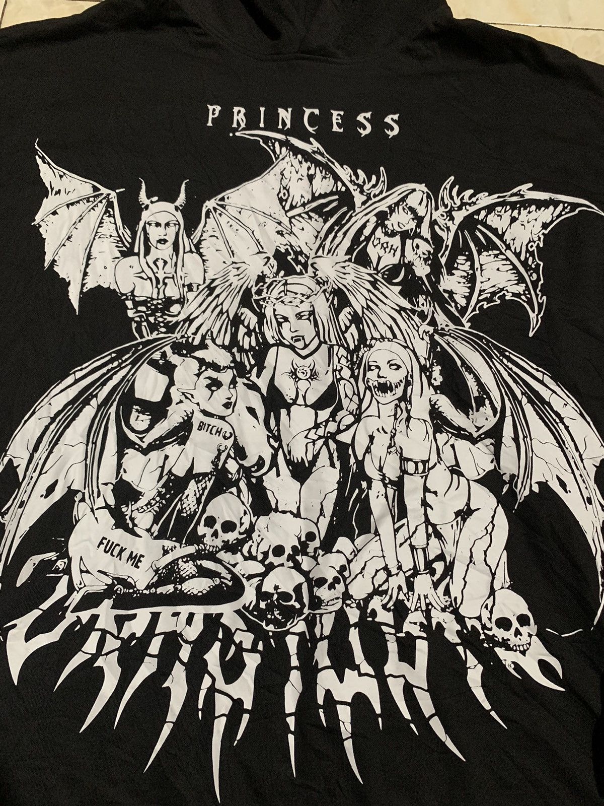 14th Addiction 2000s Vahs✝️Void FUCK ME BITCH devil princess gothic hoodie Size US L / EU 52-54 / 3 - 2 Thumbnail