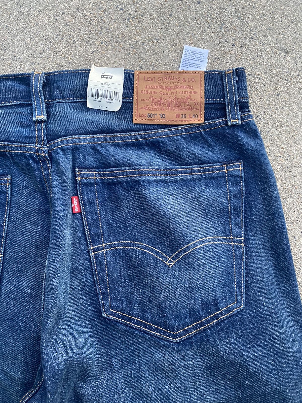 Levi's × Levi's Made & Crafted × Levi's Vintage Clothing Levi’s 501 ‘93 rare 36x40 Size US 36 / EU 52 - 4 Thumbnail