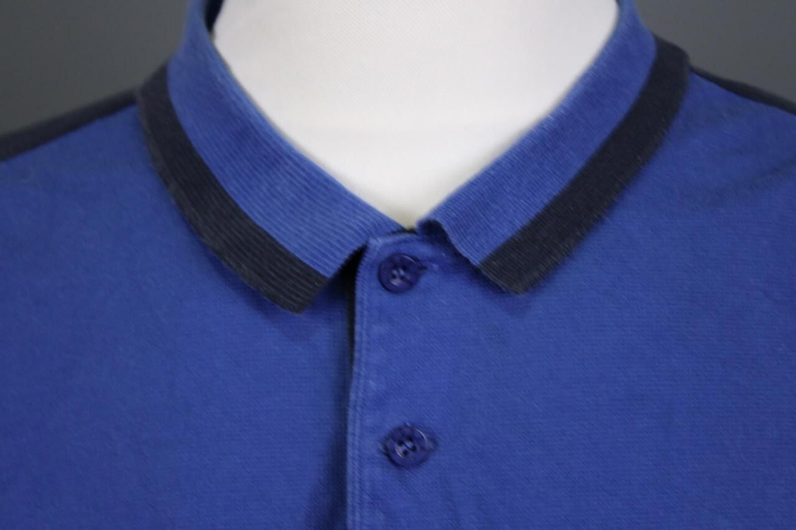 Lacoste Lacoste Andy Roddick Blue Colorblock Polo Shirt Size 8 / 3XL Size US XXL / EU 58 / 5 - 6 Thumbnail