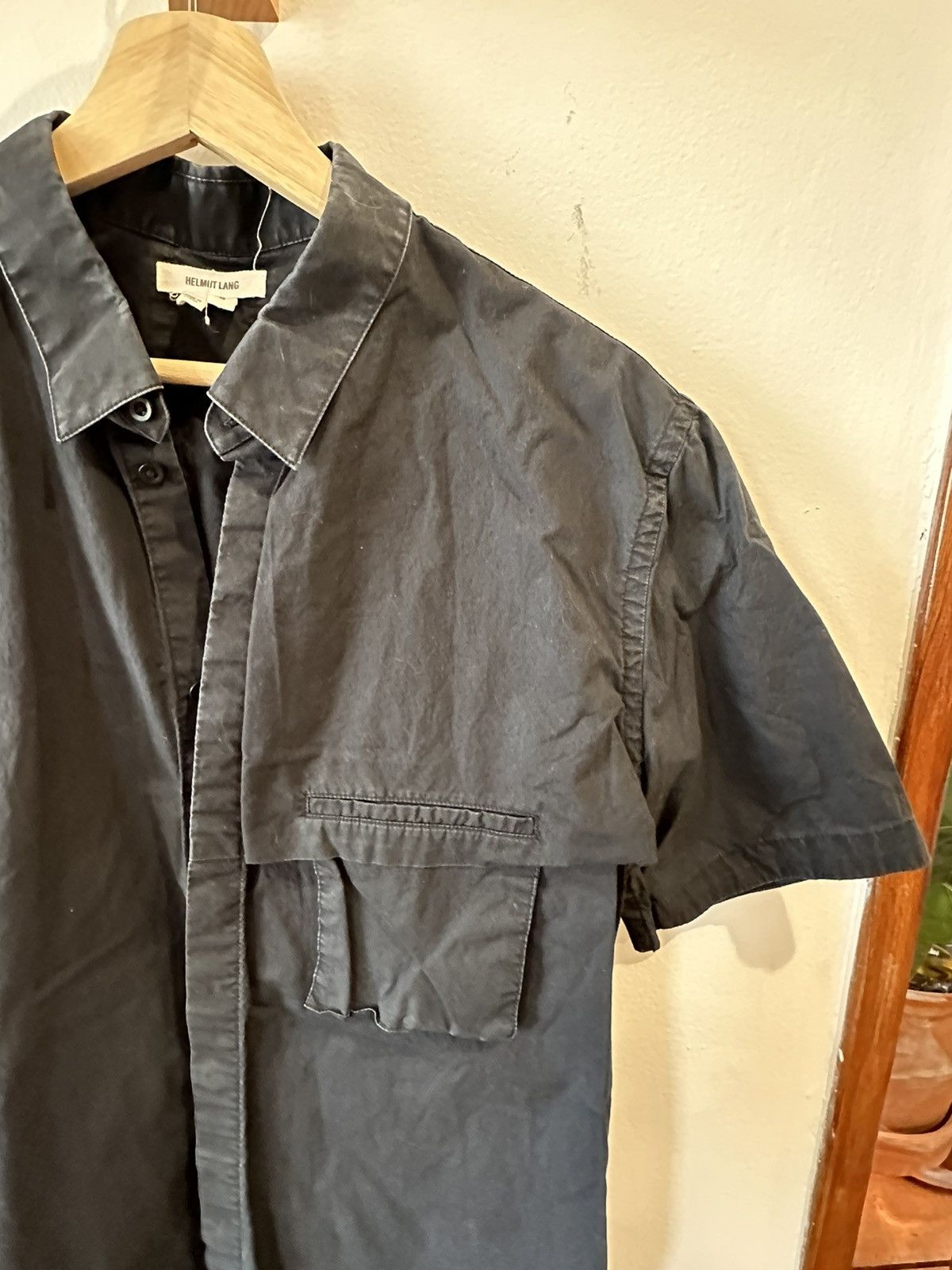 Helmut Lang Vintage Wash Helmut Lang button up 3D pocket Size US L / EU 52-54 / 3 - 3 Thumbnail