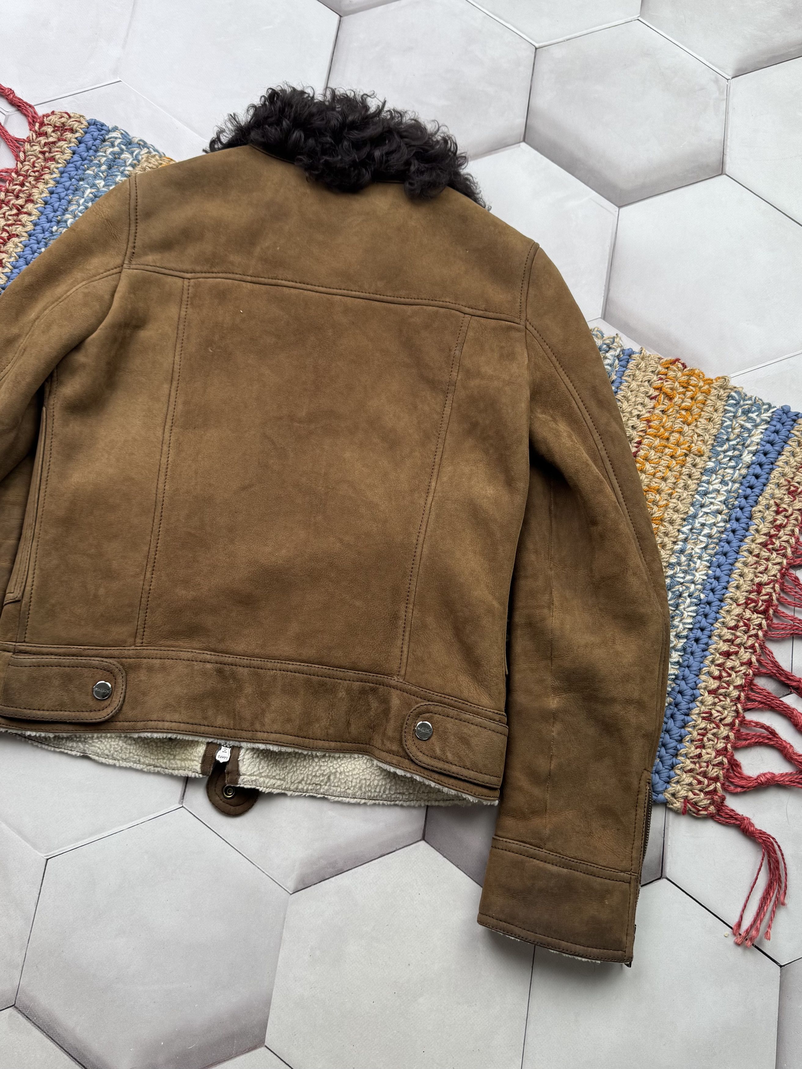 Japanese Brand Vintage Real Sheepskin Cropped Jacket (E4) Size S / US 4 / IT 40 - 10 Thumbnail