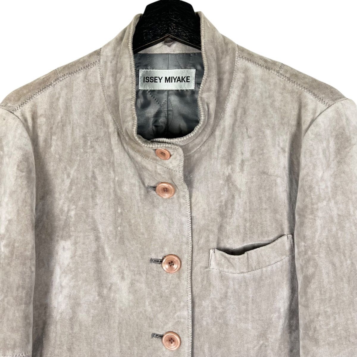 Issey Miyake Issey Miyake Women Velvet Blazer Jacket Size M / US 6-8 / IT 42-44 - 2 Thumbnail