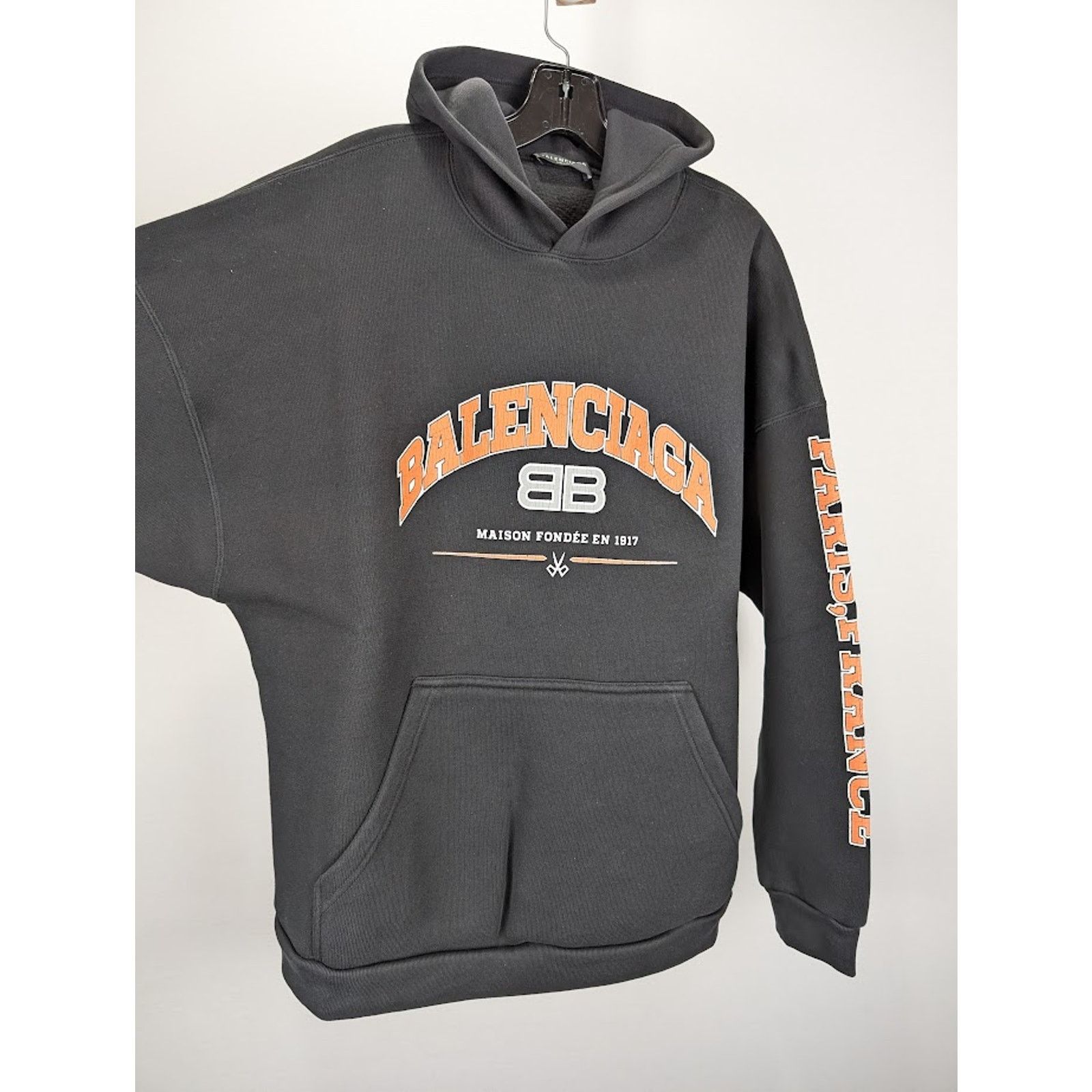 Balenciaga o1rshd1 Hoodie in Black Size US XL / EU 56 / 4 - 9 Thumbnail