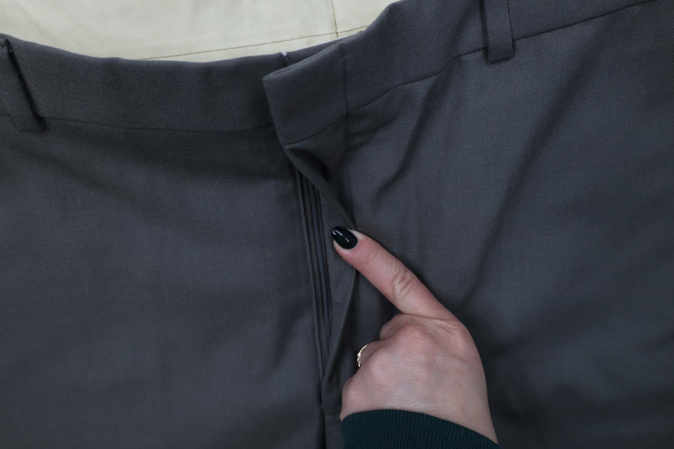 Vintage Vintage 70s Streetwear Wool Knit Flared Wide Leg Chino Pants Size US 36 / EU 52 - 6 Thumbnail