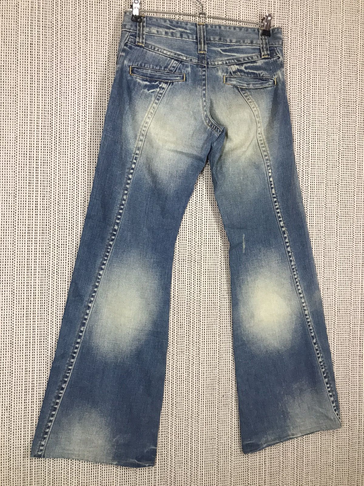 If Six Was Nine ‼️JAPANASE BRAND MAGIC SQUAD BAGGY DENIM FLARED VERY RARE Size US 29 - 9 Thumbnail