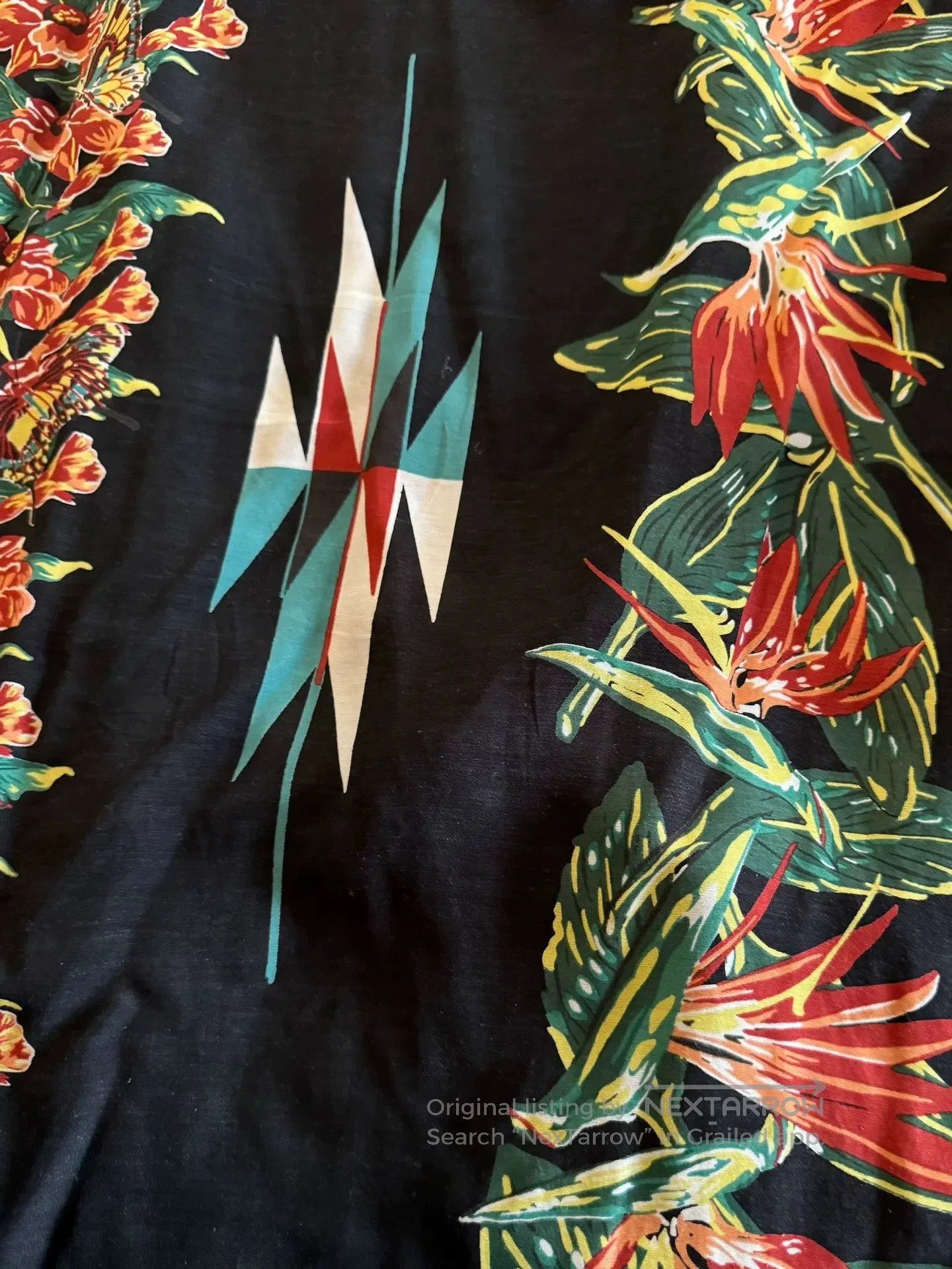 Kapital Kapital Tencel Floral Hawaiian Kimono. Size US L / EU 52-54 / 3 - 4 Thumbnail
