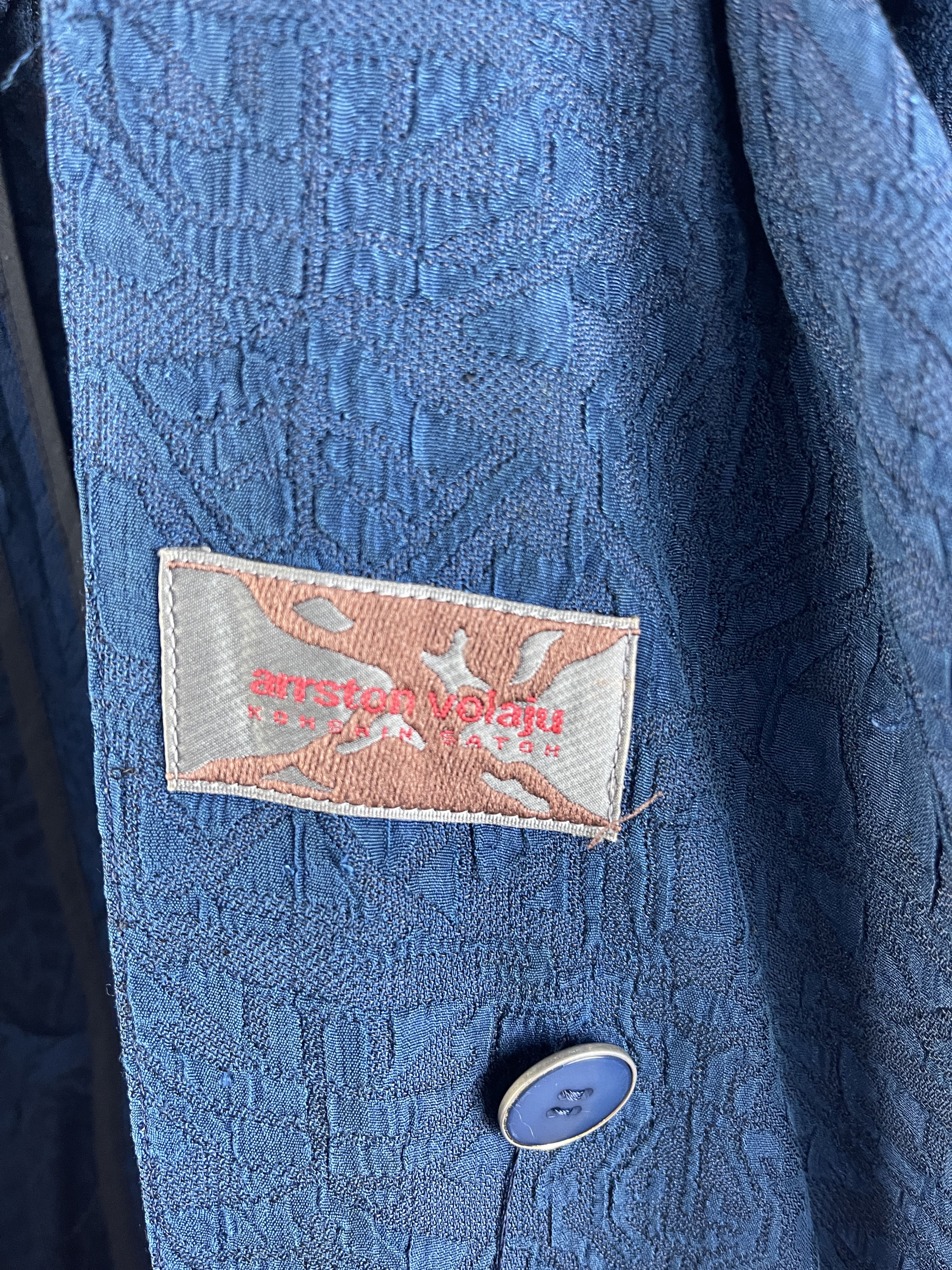 Japanese Brand Vintage Arrston Volaju by Kohshin Satoh Wrap Jacket Teal Size US L / EU 52-54 / 3 - 16 Thumbnail