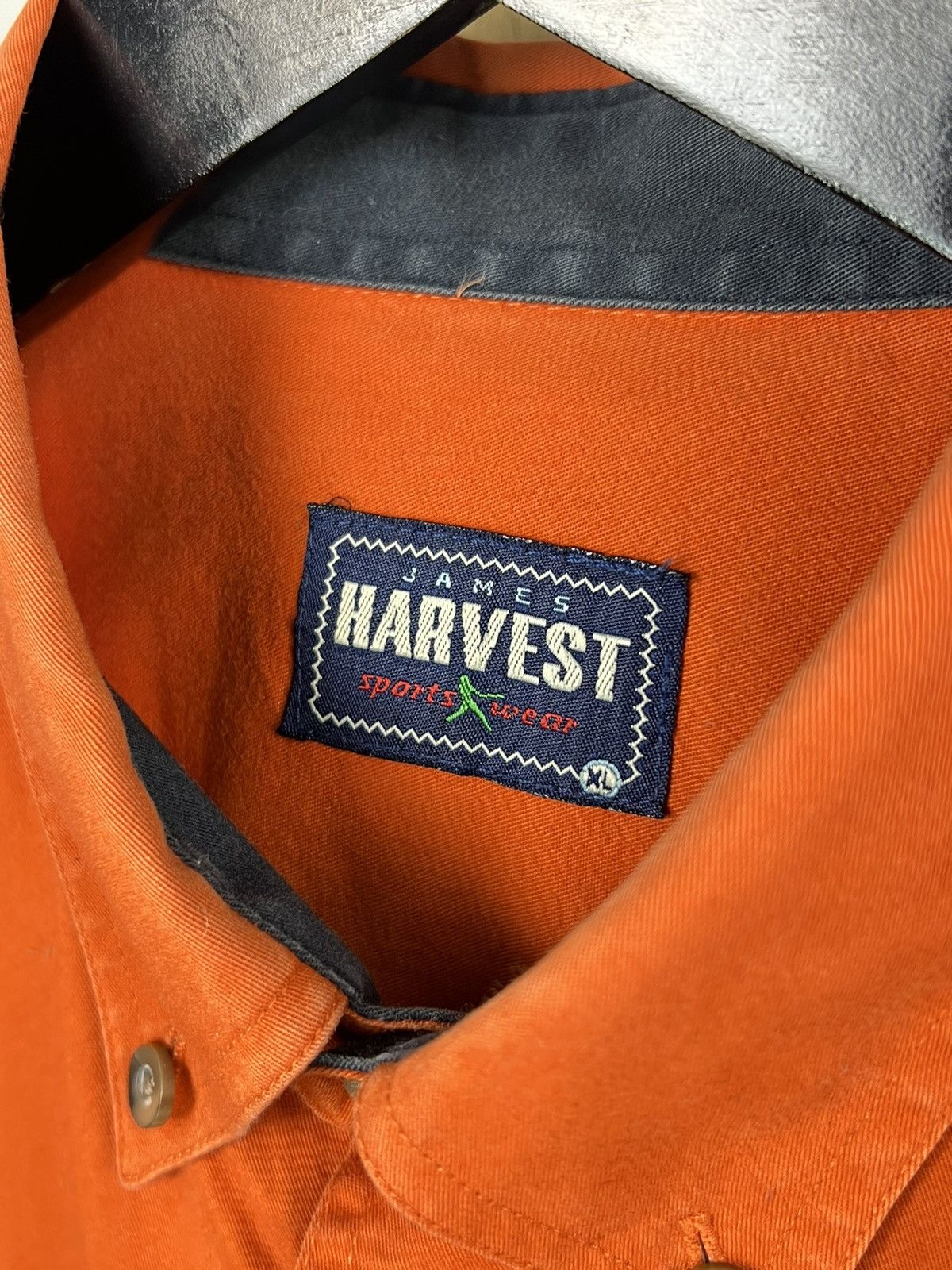 Harley Davidson Vintage Harley Davidson Staff Work Shirt Size L - XL Size US XL / EU 56 / 4 - 6 Thumbnail