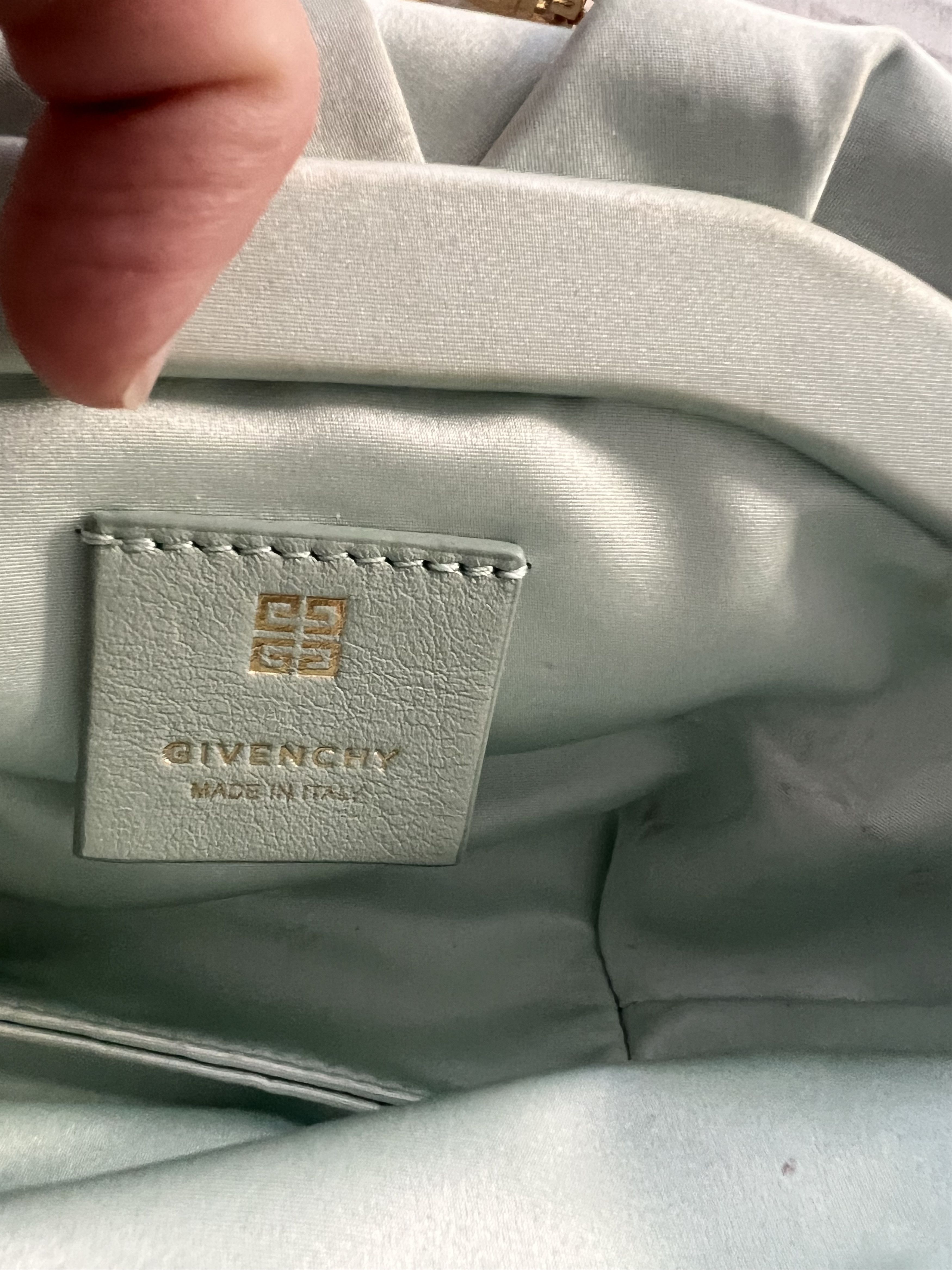 Givenchy Givenchy Kenny satin mint green mini bag Size ONE SIZE - 8 Thumbnail