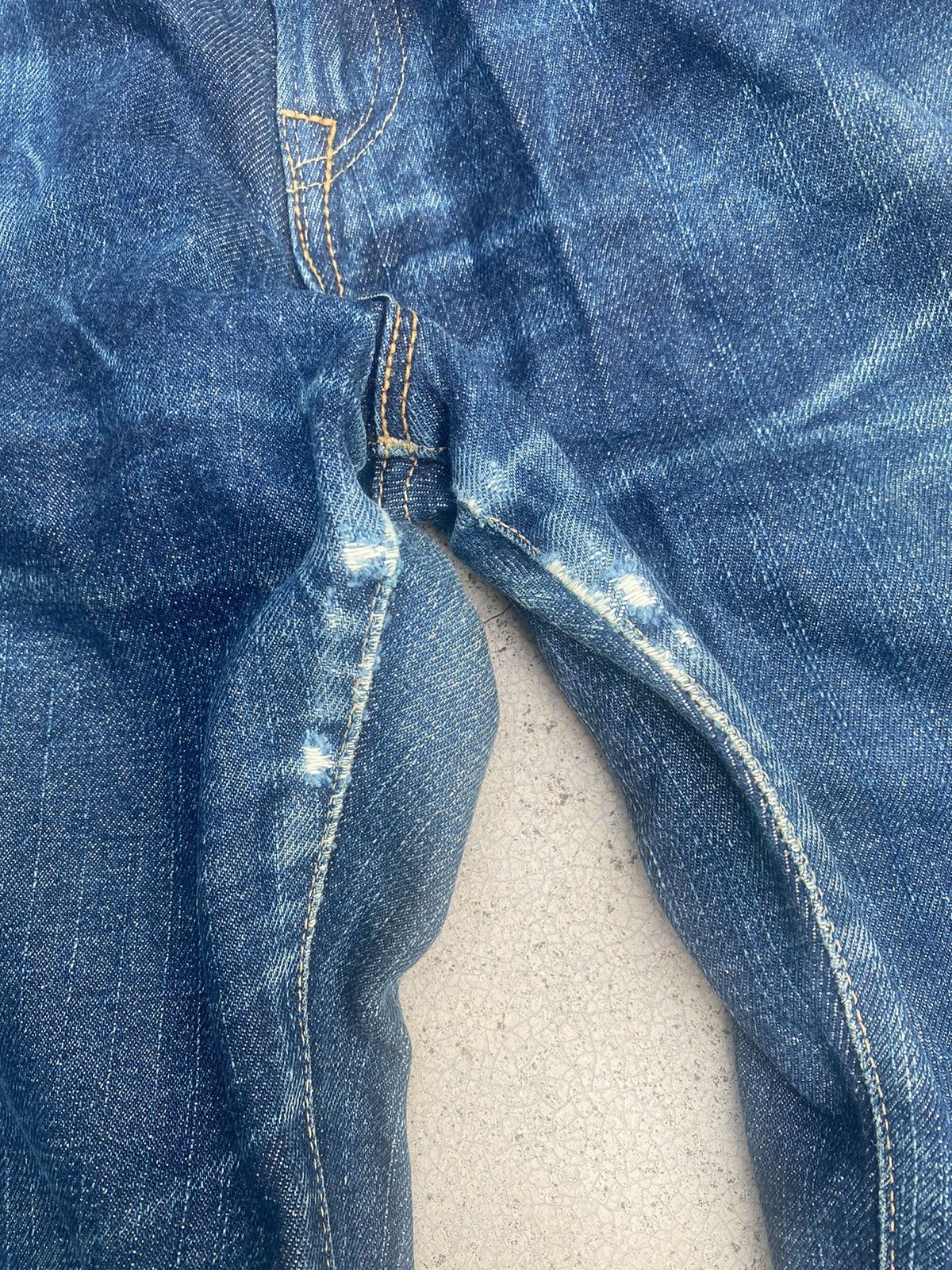 45rpm × Japanese Brand Japanese Brand 45rpm Loose Clawmark Denim Size US 27 - 14 Thumbnail