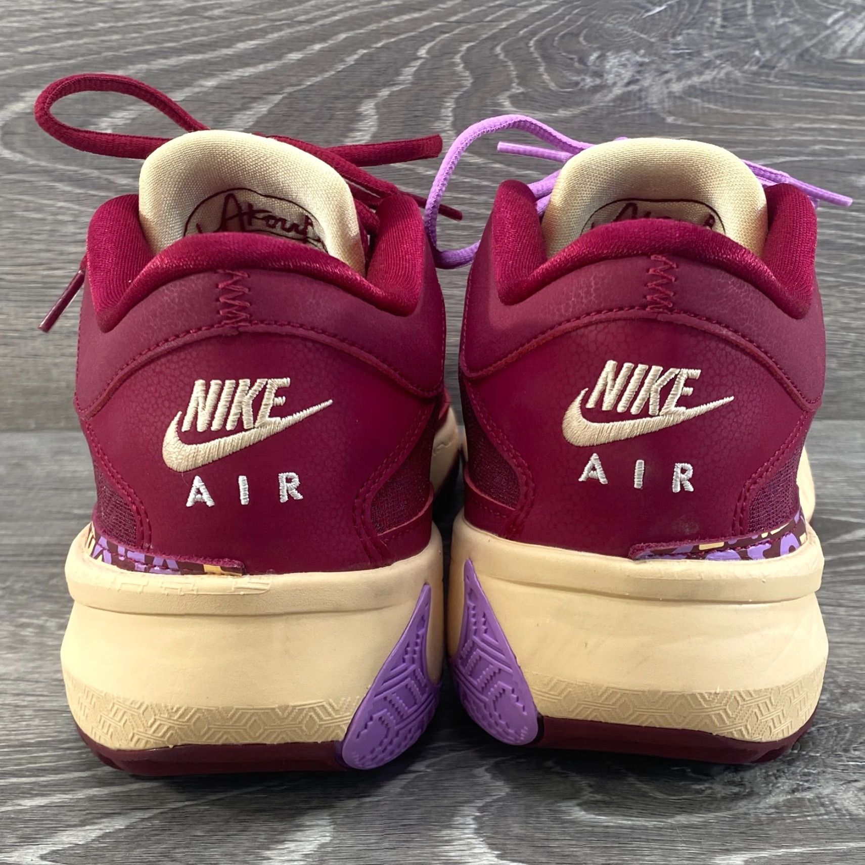 Nike Nike Zoom Freak 5 Alphabet Bros Low Top Sneakers Mens DX4985-600 NEW Maroon Red 9.5 Athletic Basketball Shoes 2023 Size US M / EU 48-50 / 2 - 6 Thumbnail