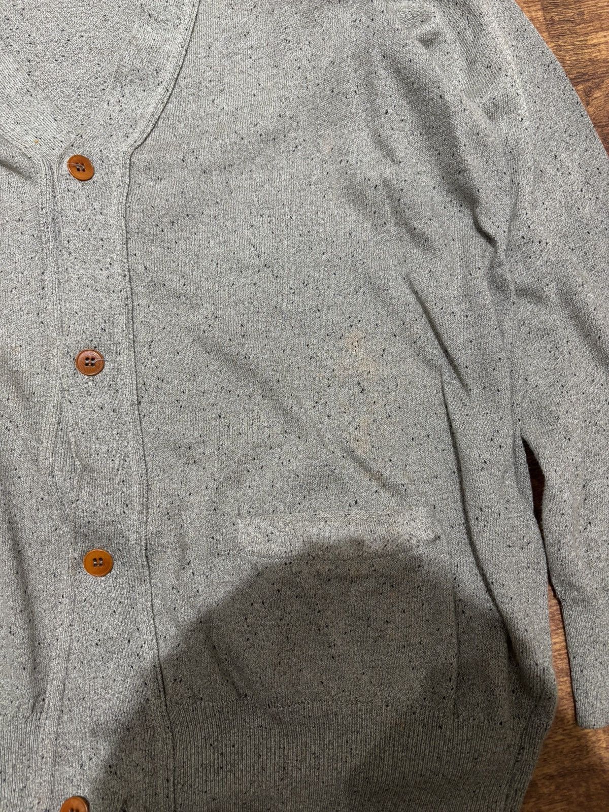C.P. Company Vintage C.P. Company Speckled Grey Cardigan Size US L / EU 52-54 / 3 - 4 Thumbnail