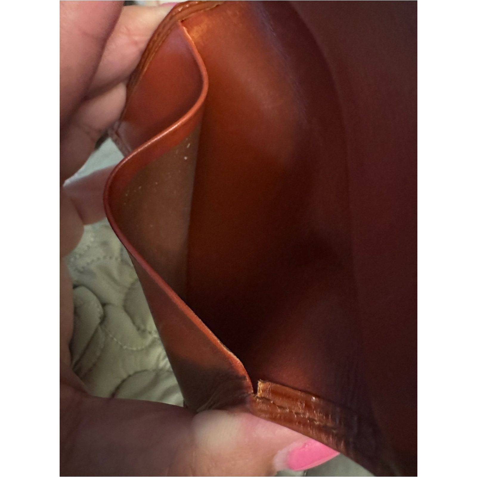 Louis Vuitton Louis Vuitton Epi Leather Pocket Card Holder Camel Brown Size ONE SIZE - 10 Thumbnail