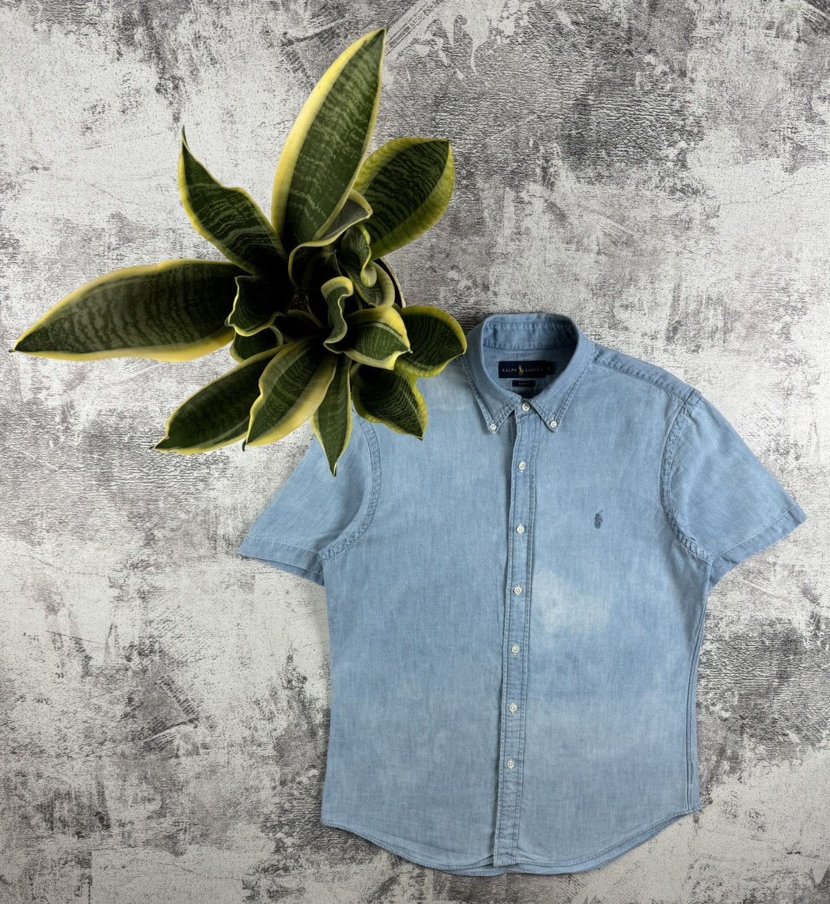 Polo Ralph Lauren Polo Ralph Lauren Denim Jeans Blank Button Shirt T Shirt Size US L / EU 52-54 / 3 - 1 Thumbnail