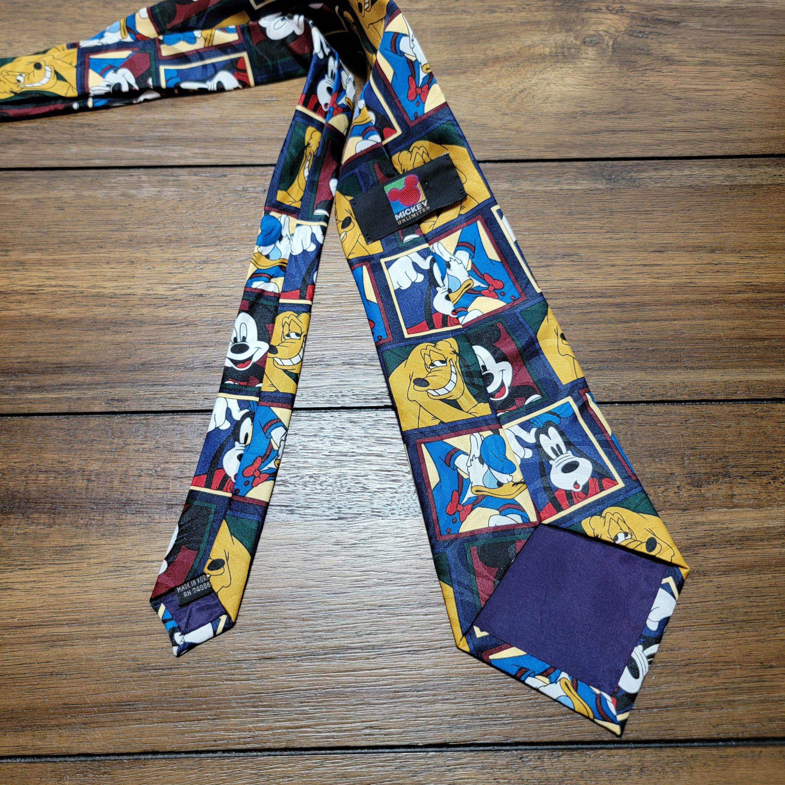 Mickey Unlimited Mickey Unlimited Disney Characters Neck Tie Size ONE SIZE - 3 Thumbnail