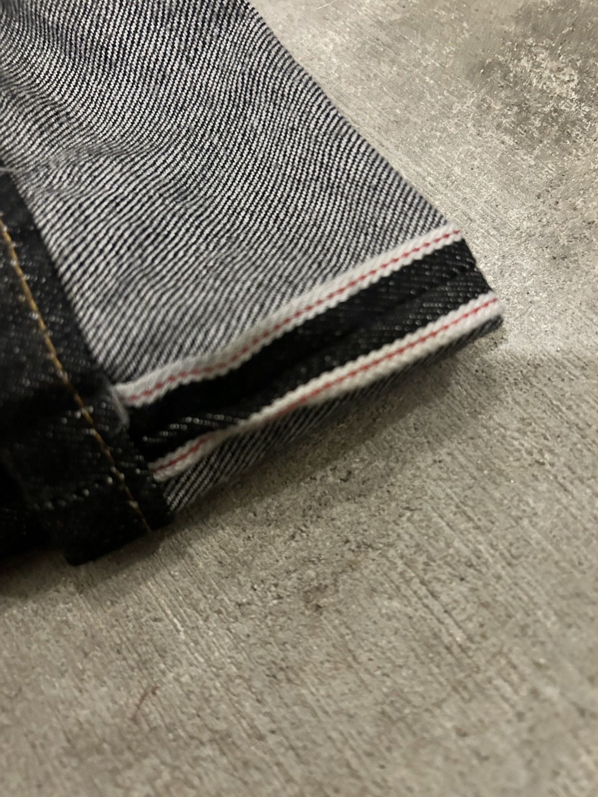 Designer EDEN Black Arch Selvedge Denim Size US 33 - 5 Thumbnail